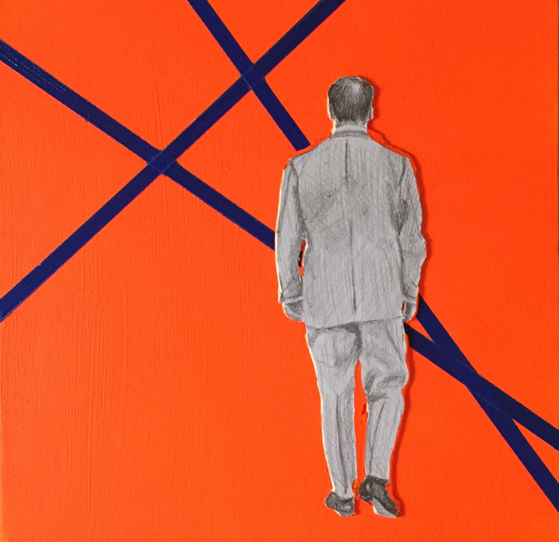 070 Andrea Coltman - HiVis LoVis - Acrylic, Craphite, Mountboard on canvas.jpg