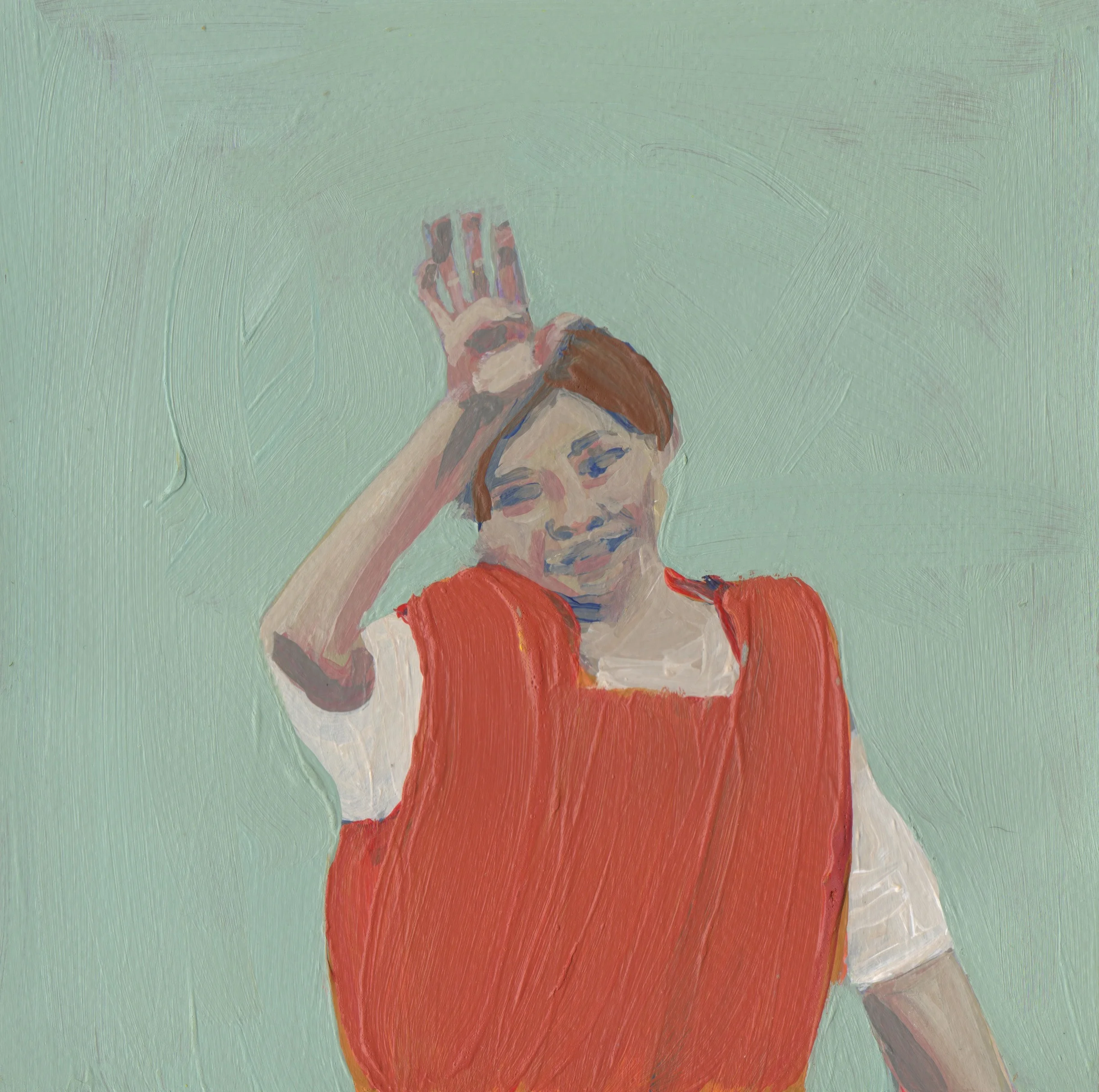 091 J.A.Nicholls - Hello Goodbye - acrylic on paper.jpeg