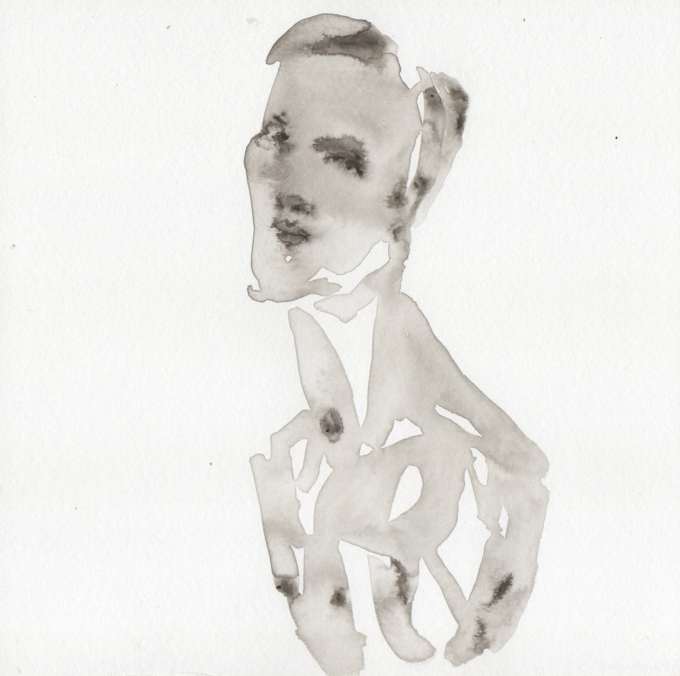 112 Nicasio Torres Melgar - Unititled %22This Charming Man Series%22 - Ink on paper.jpeg