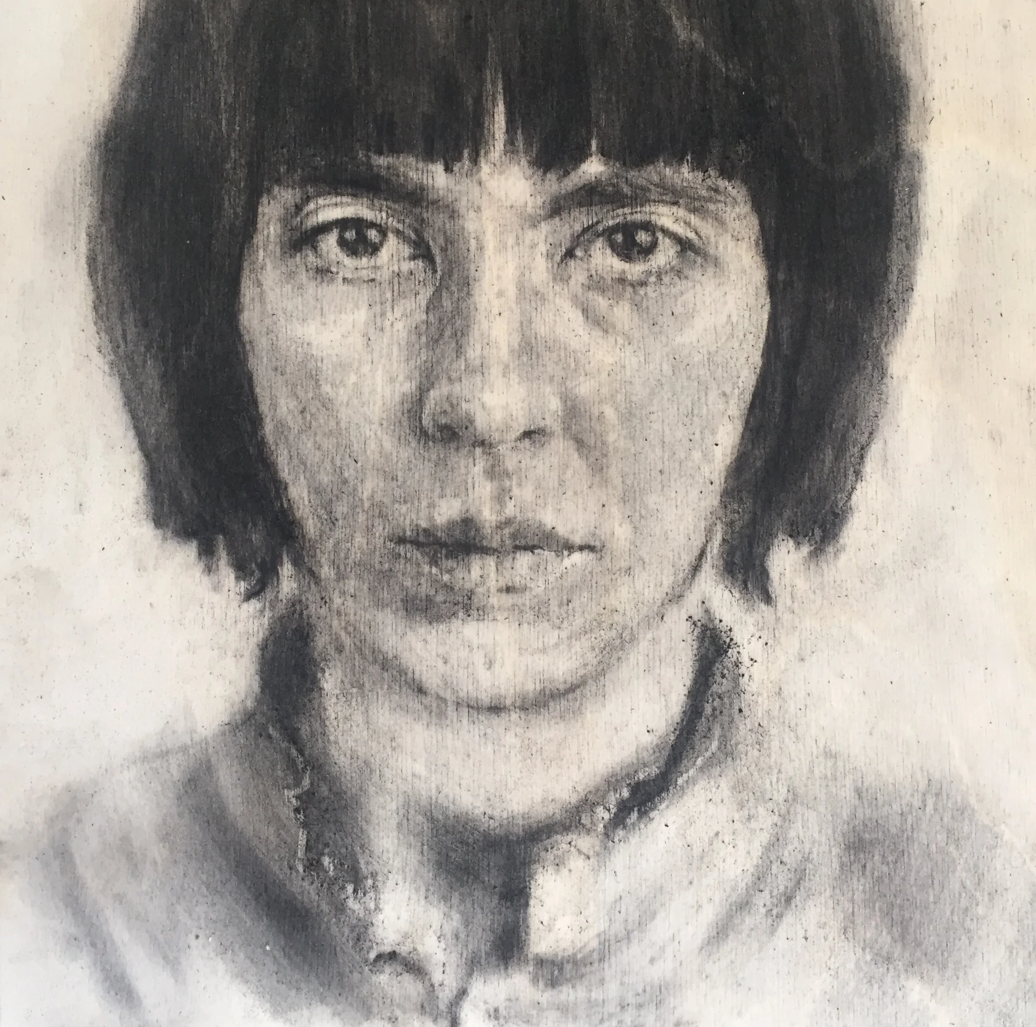 120 Caragh Savage - Portrait of Rio - Charcoal on board.jpg