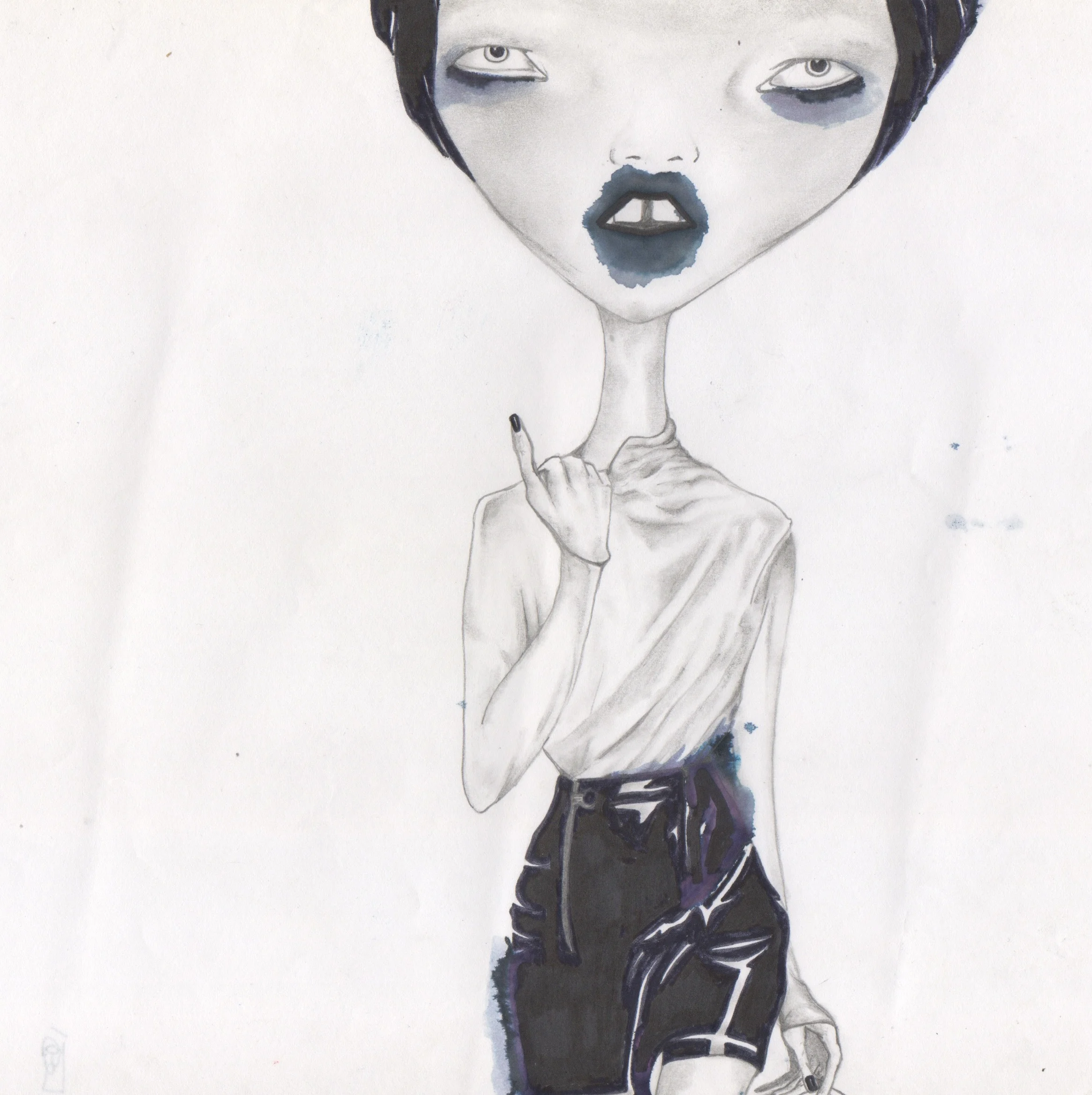 141 Jowy Maasdamme - _ - Ink and pencil on paper.jpeg