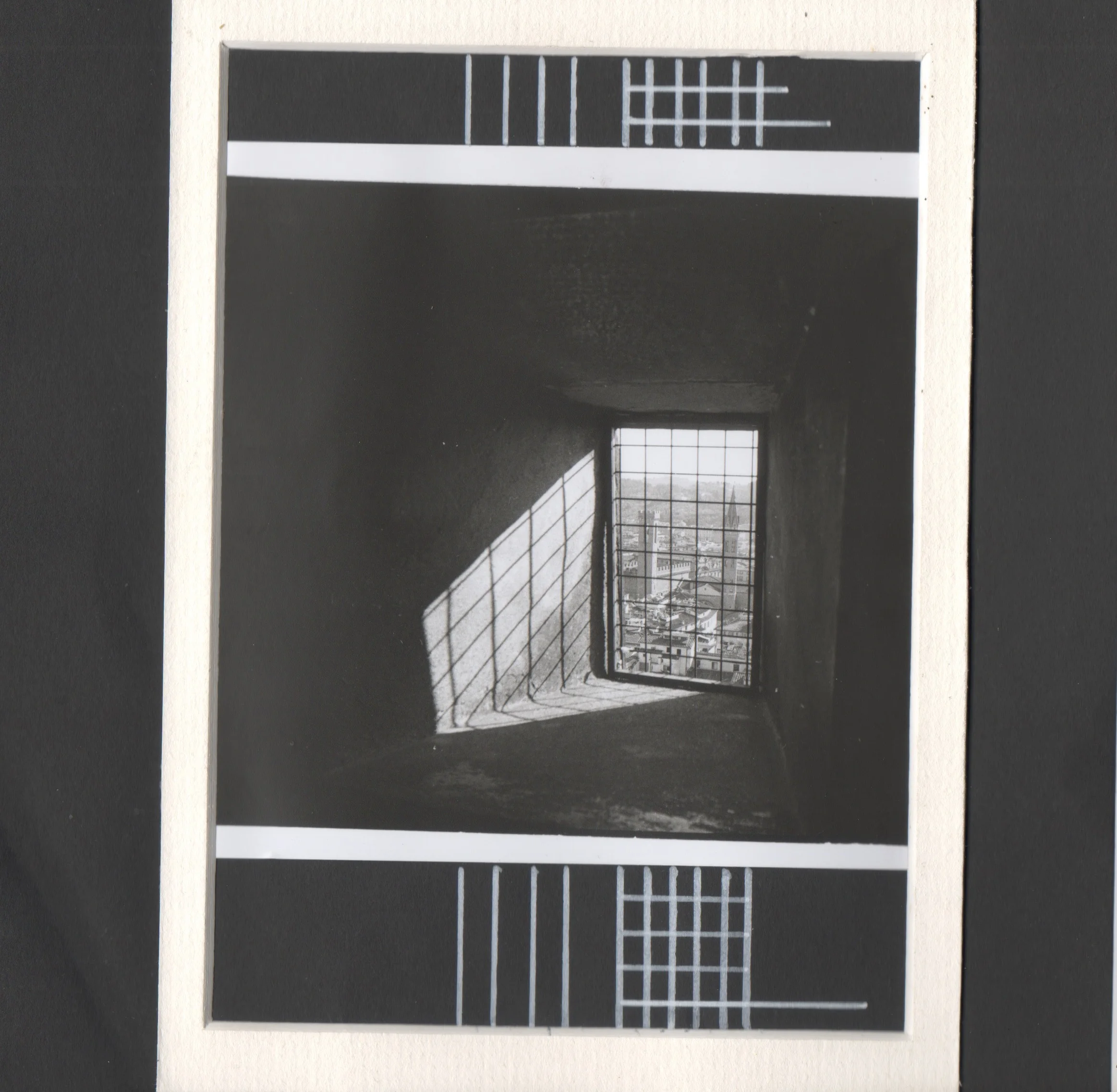 145 Tom Goddard - Brunelleschi's View Up High Firenze - Photograph, ink and mountboard on paper.jpeg