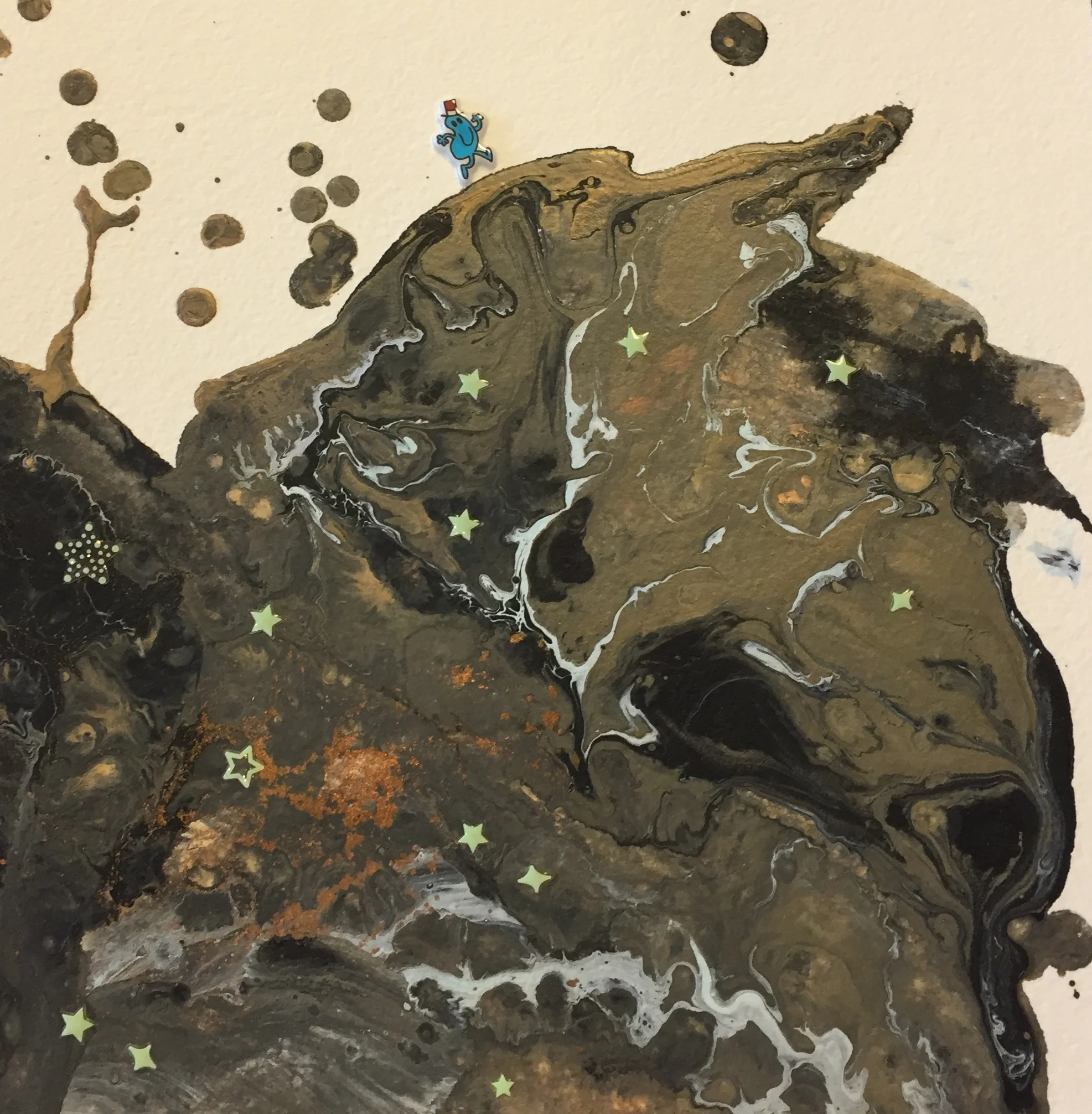 148 Karen David - _ - mixed media on paper.jpg