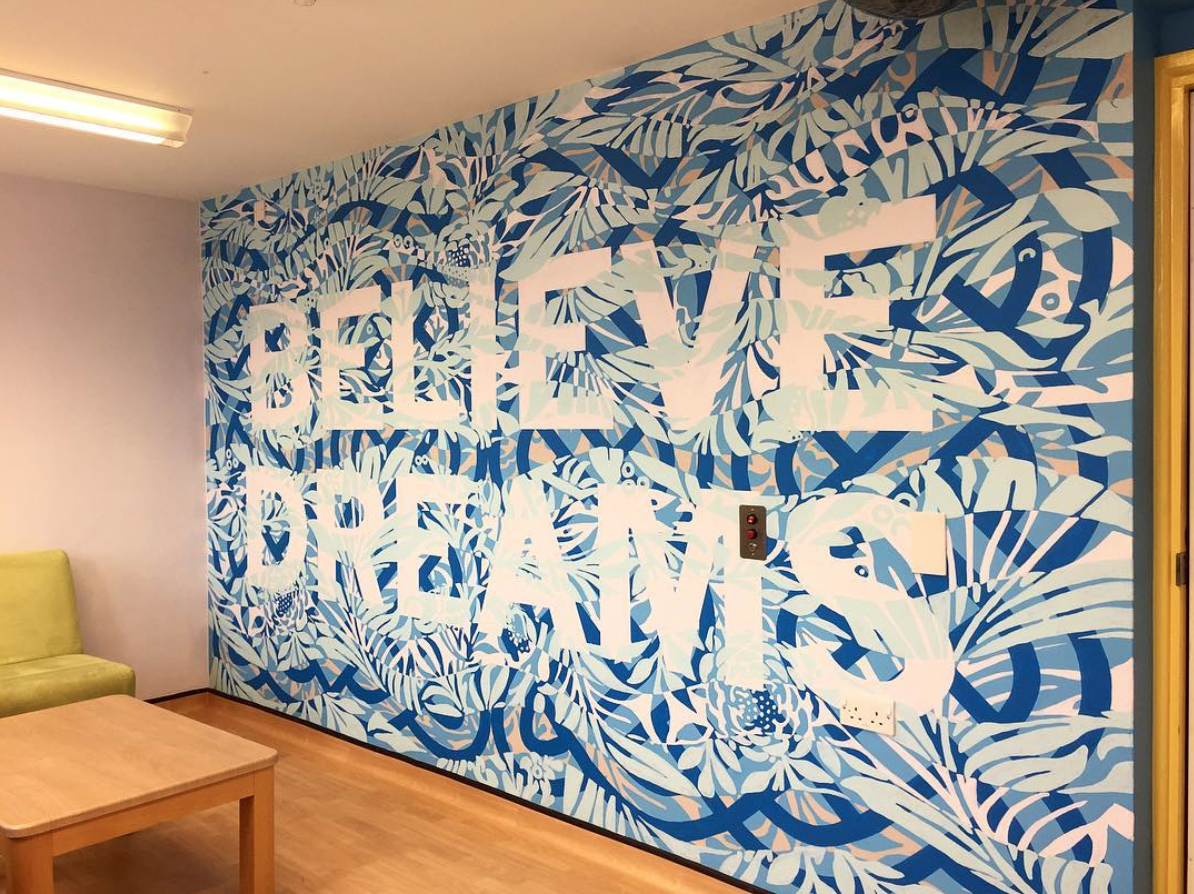 Mark Titchner, the Family Room at Snowsfields Adolescent Unit, The Maudsley Hospital