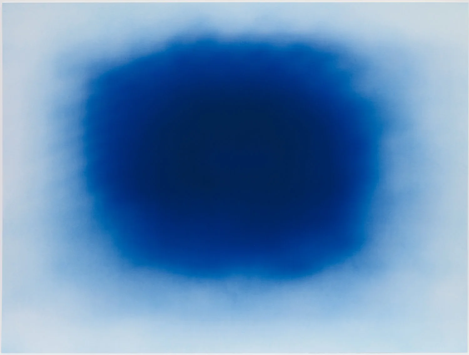 One of a series of ten prints titled ‘Breathing Blue’ by Anish Kapoor installed at Snowsfields Adolescent Unit. The series, printed on a large scale directly onto dibond, has been installed in a number of different spaces on the unit, in sight of service users, staff and visitors. 