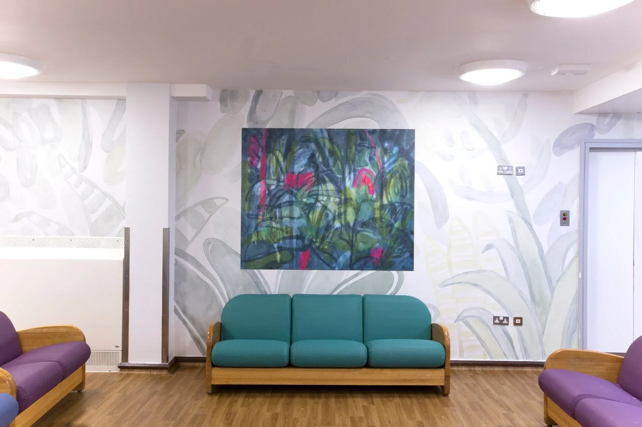 The Main Lounge at ES1, transformed by Tamsin Relly.