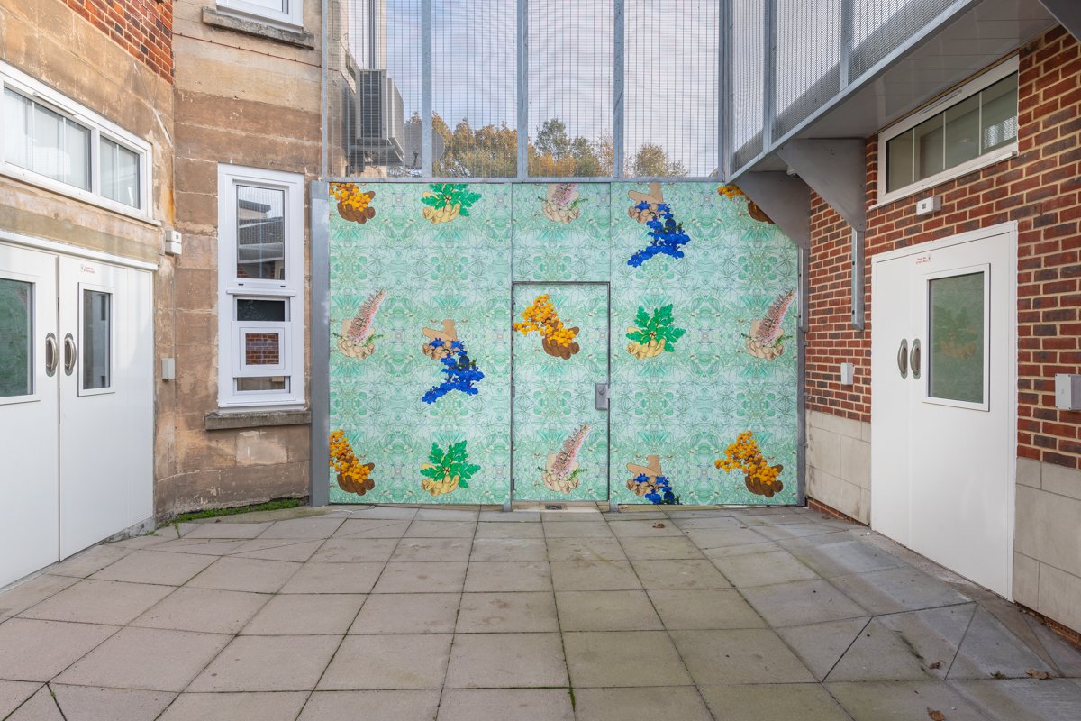 Sonia Boyce_Croydon PICU_Courtyard Gate_Photo by Damien Griffiths_Courtesy of Hospital Rooms_1LR.jpg
