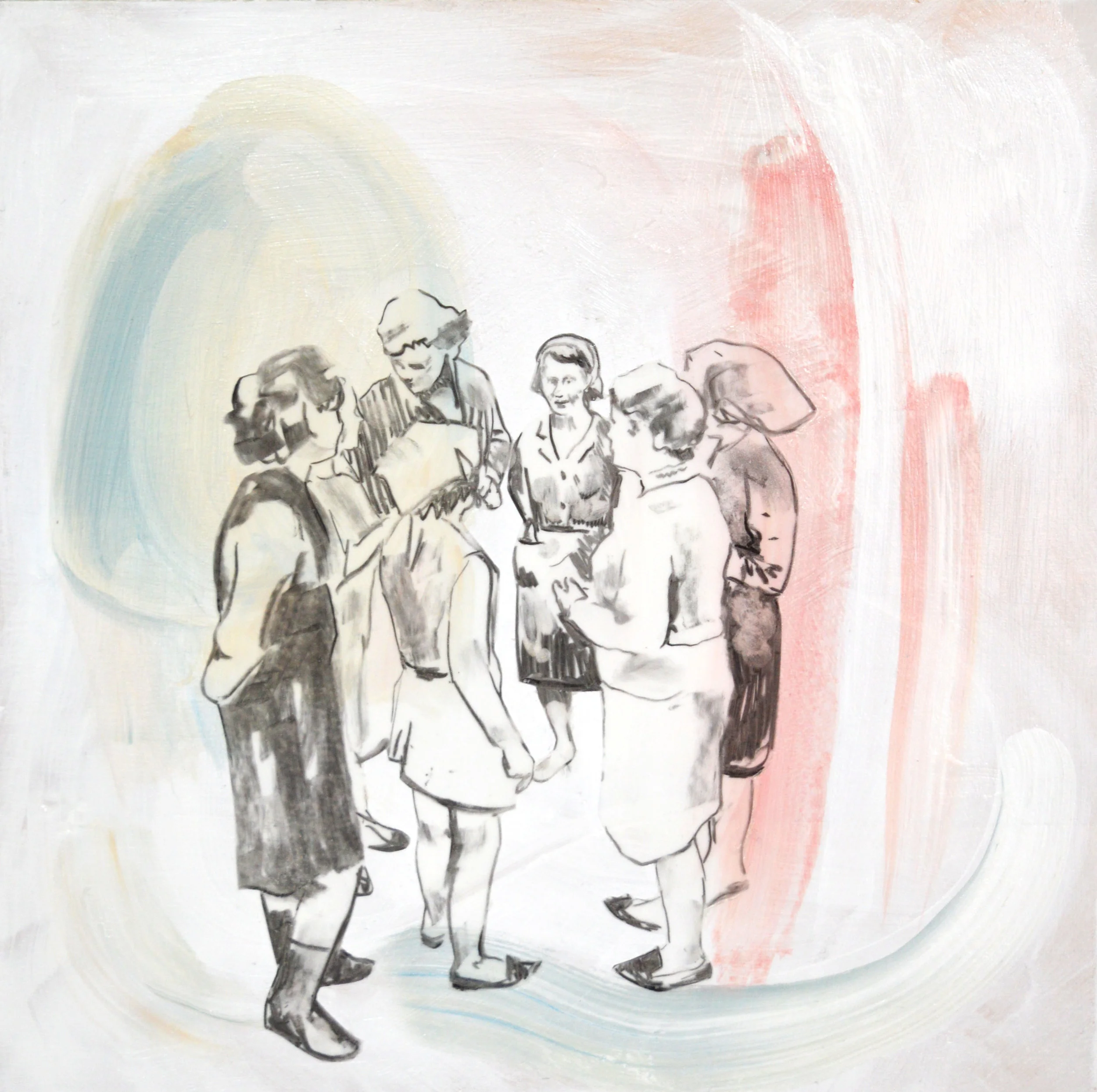 Amy Ash Becoming the Cotenagent Bundle 10x10 mixed media on mounted board 2018.jpg