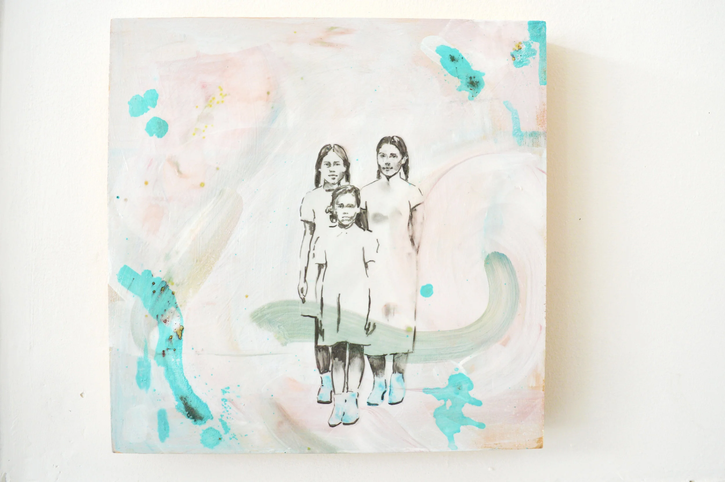Amy Ash Power of Three mixed media on mounted board 10x10 2018.jpg