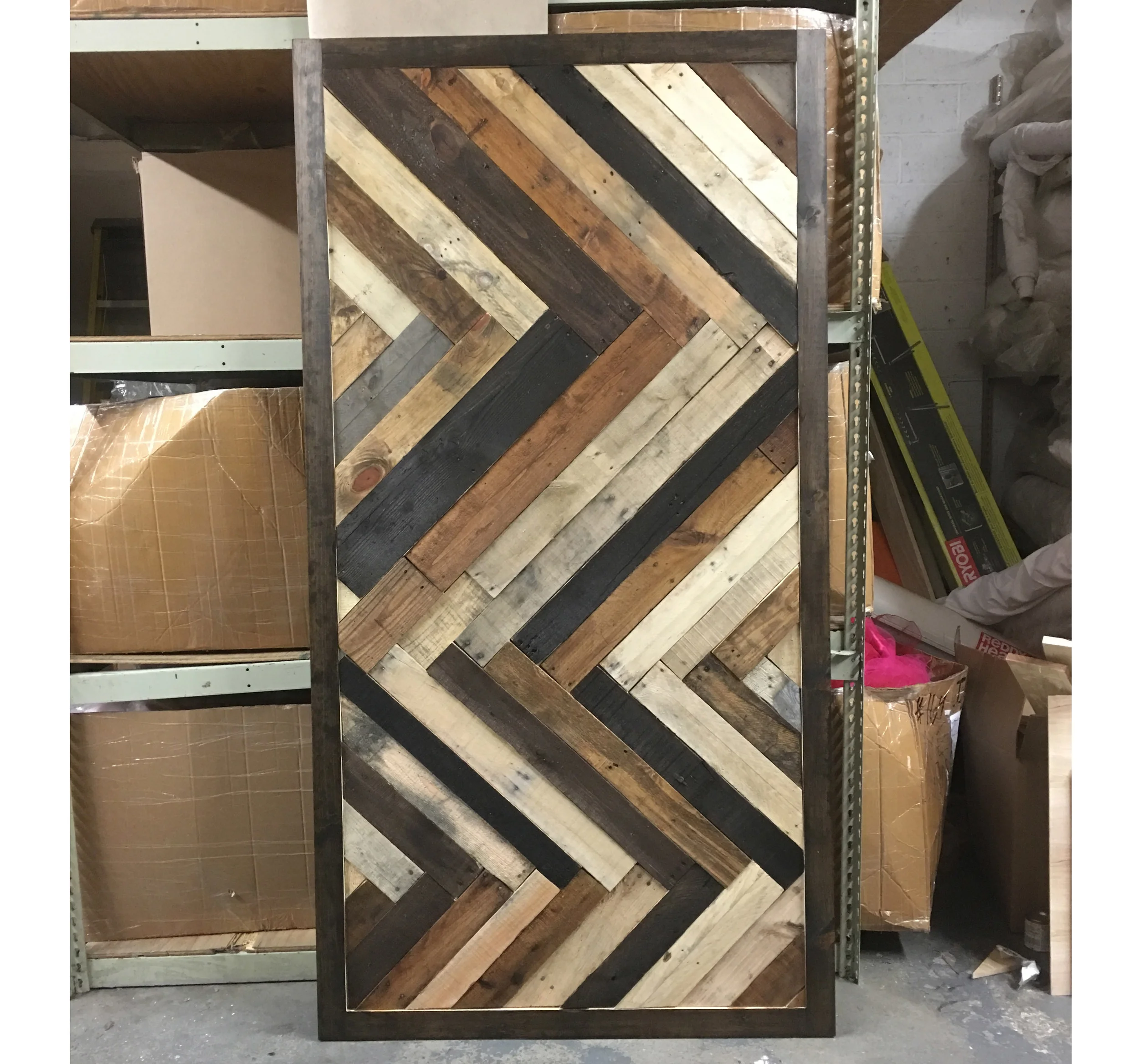 Reclaimed Herringbone Barn Door — Laelee Designs