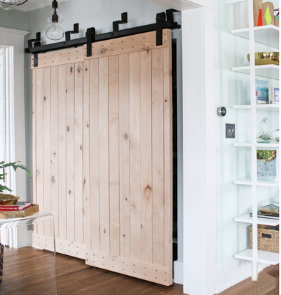 Classic Bypass Sliding Barn Door Hardware Kit More Colors Available Laelee Designs Classic Bypass Sliding Barn Door, Large Sliding Barn Door Hardware