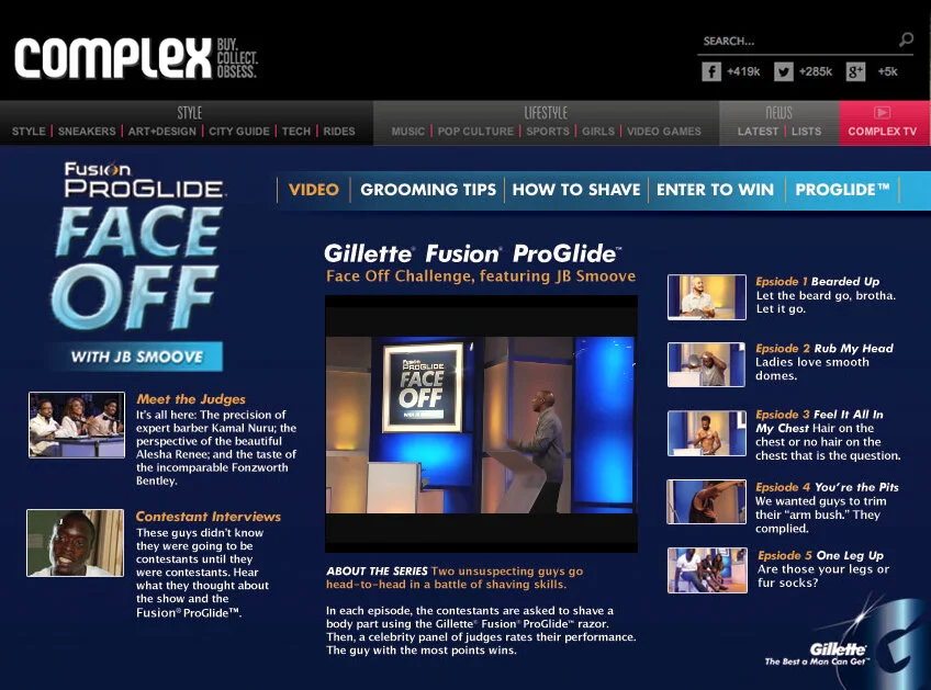 Series synopsis on complex.com