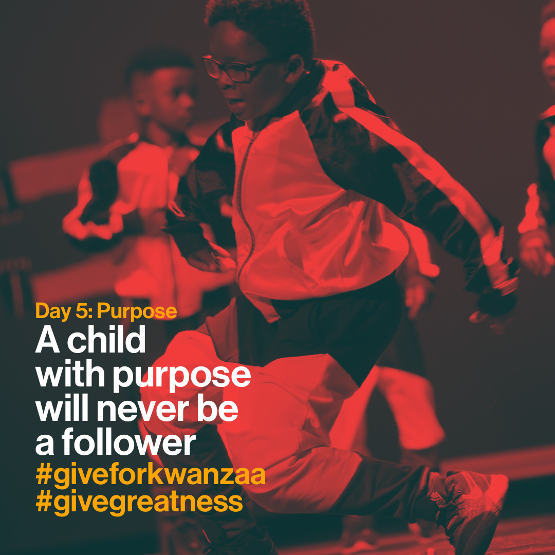 #giveforkwanzaa campaign, featuring Kwanzaa principles, featured on Facebook and IG 