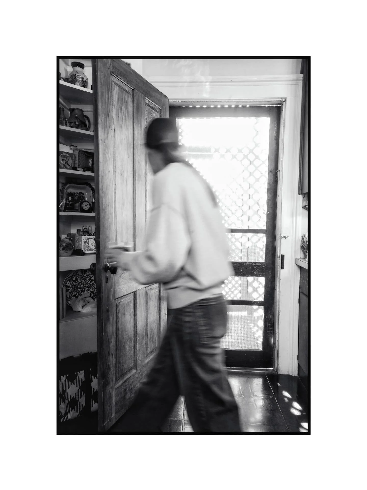 The kitchen door. Thanksgiving