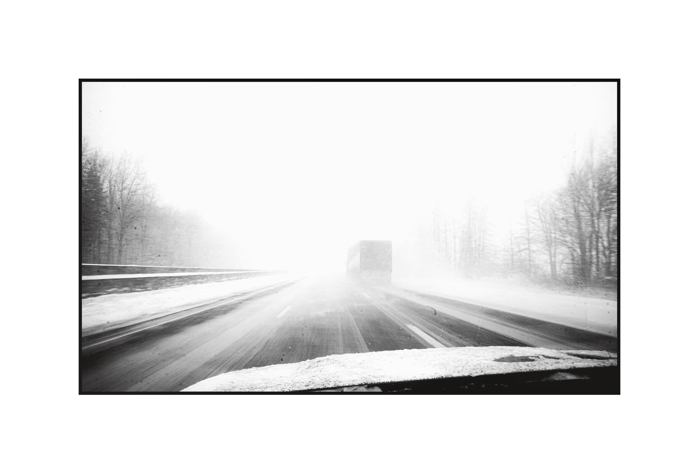 Ohio snow. Road trip.