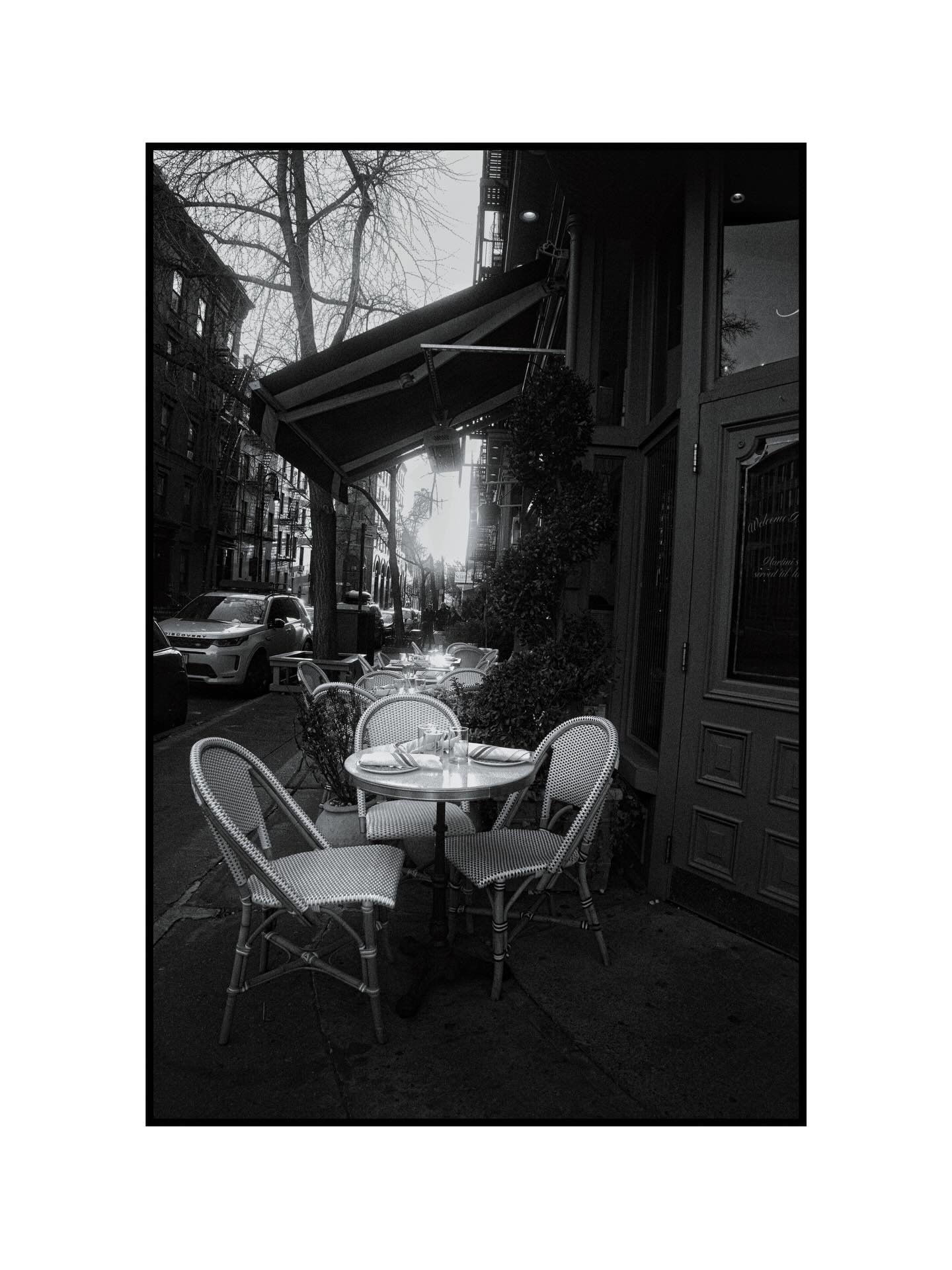 Dinner. Almost warm enough... Maybe next month. #WestVillage #Manhattan