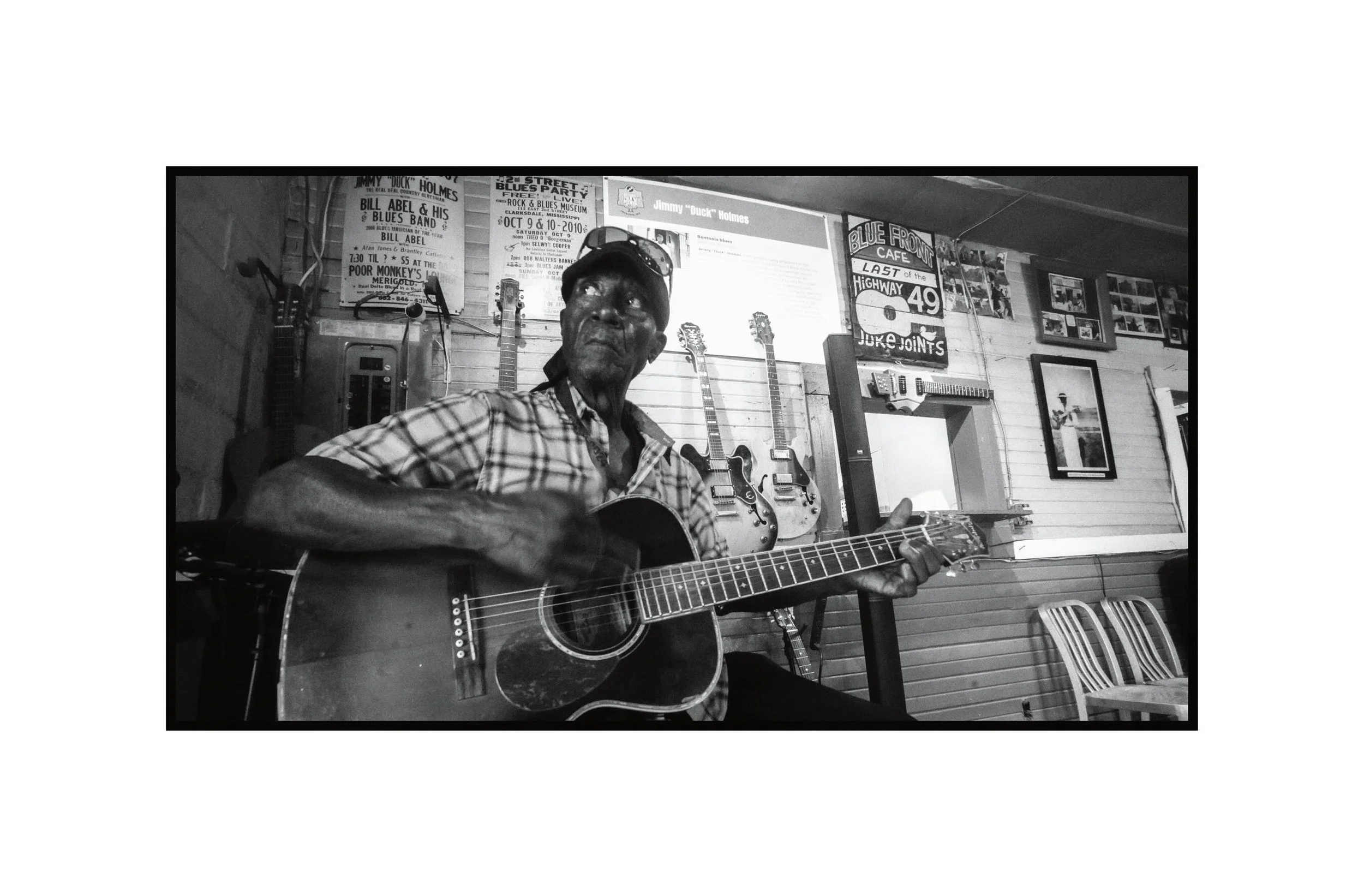 Jimmy &ldquo;Duck&rdquo; Holmes. The Blue Front Cafe. Bentonia, Yazoo county, MississippI.