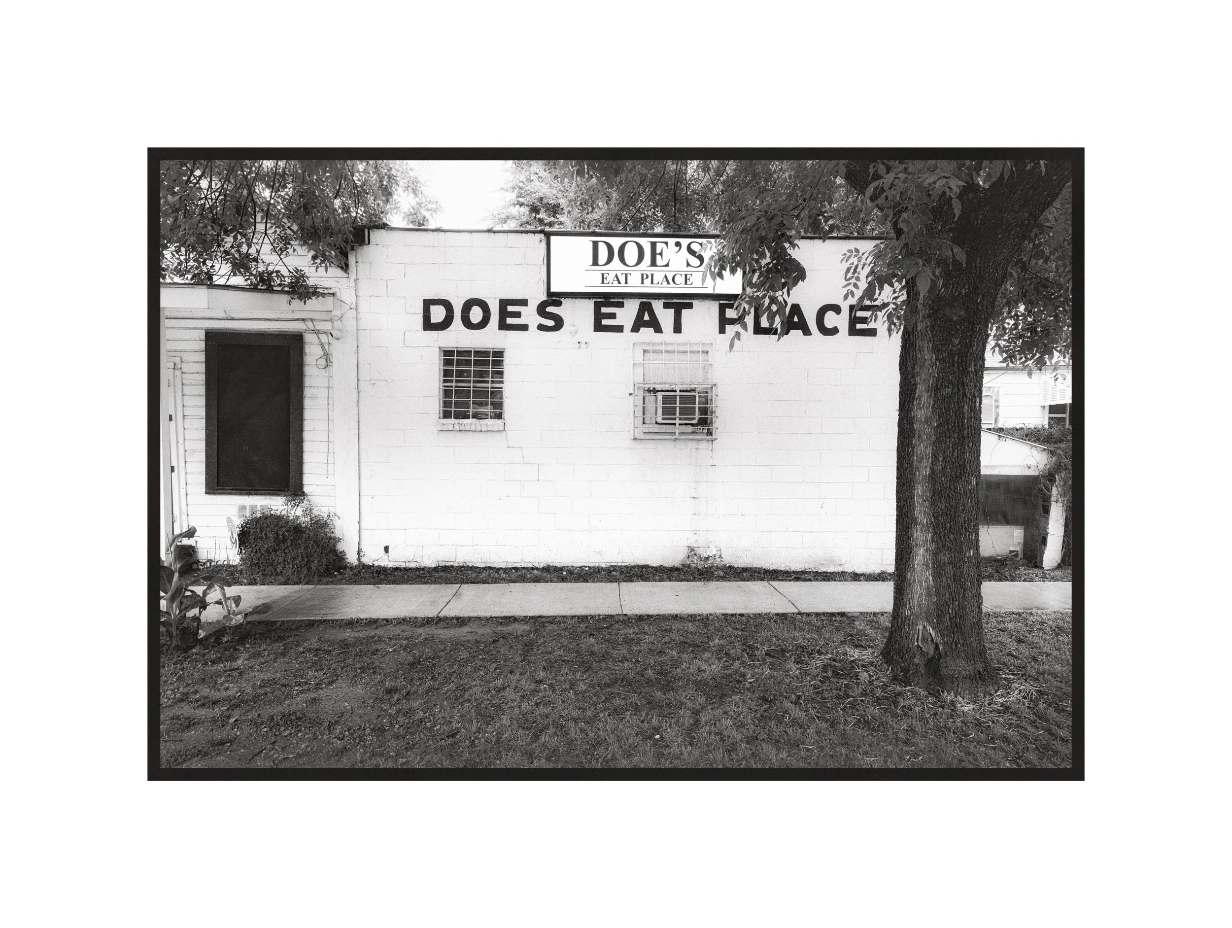 Does Eat Place.  Greeneville, Mississippi. Slanted floors, missing linoleum and GREAT steaks.