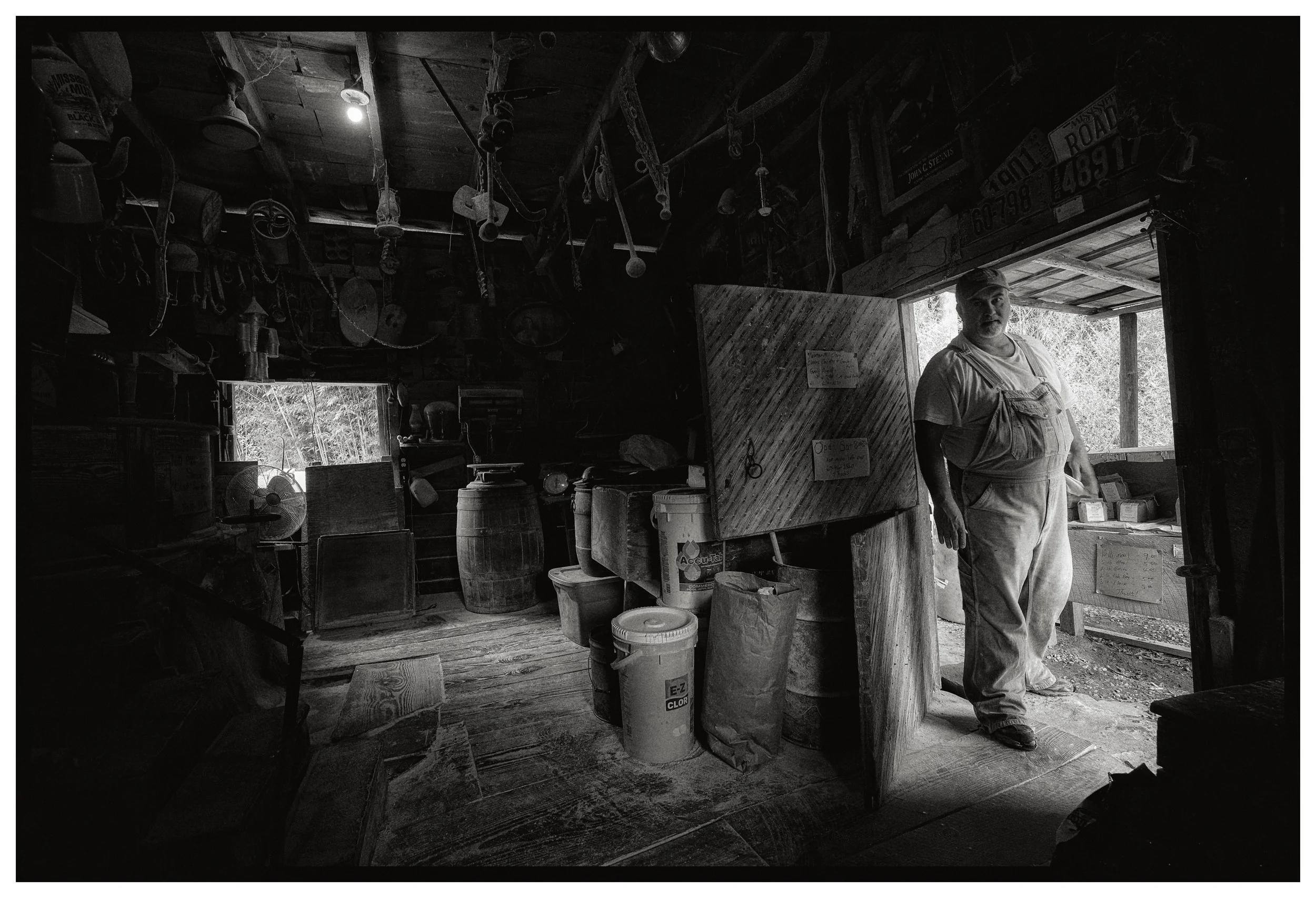 Eddie Sciple. Sciple's Grist Mill. Kemper County, Mississippi