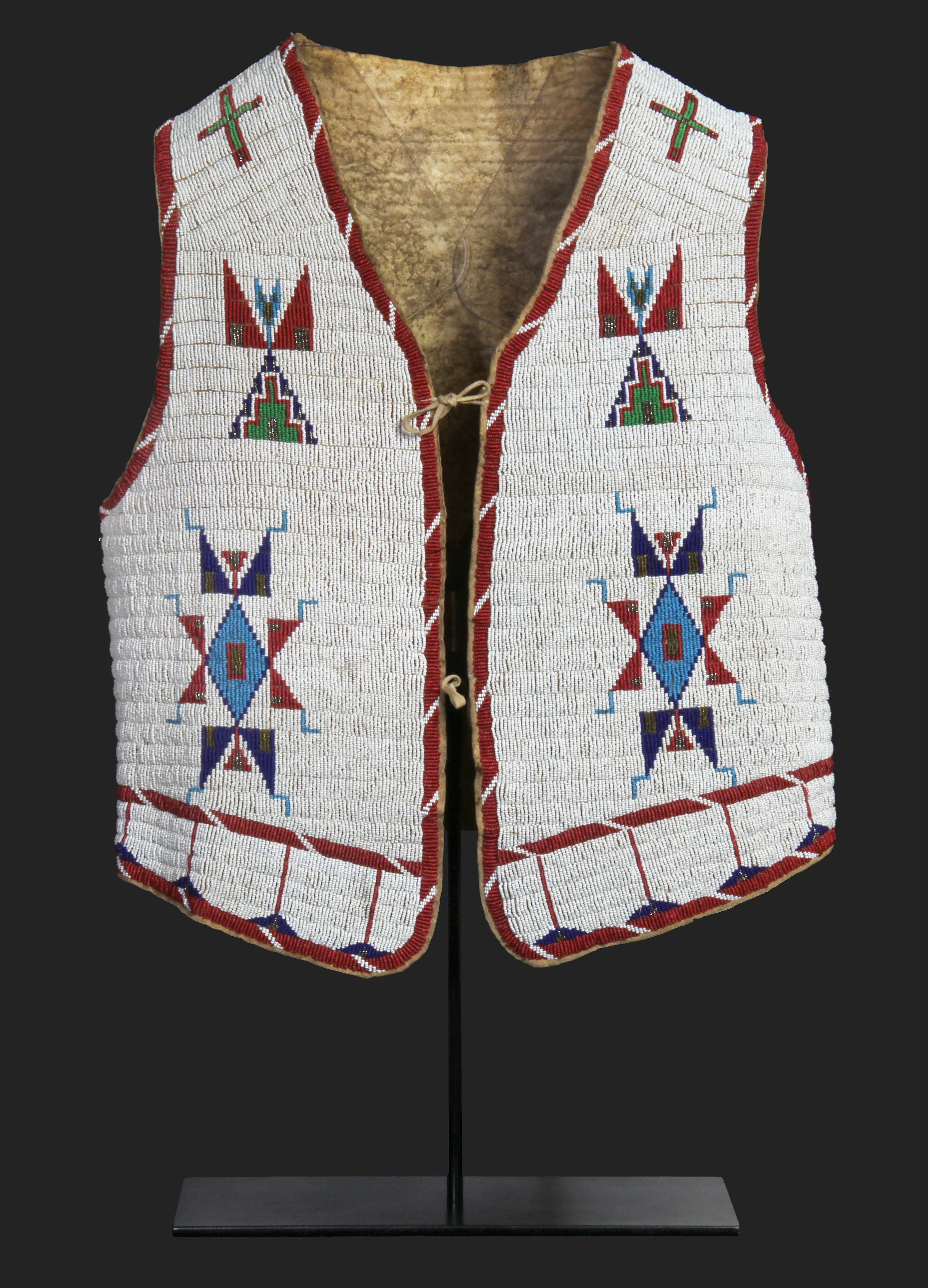 Northern Plains Fully Beaded Vest #9635