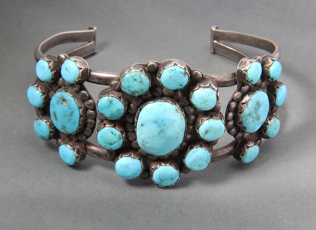 Navajo Cluster Bracelet #9416