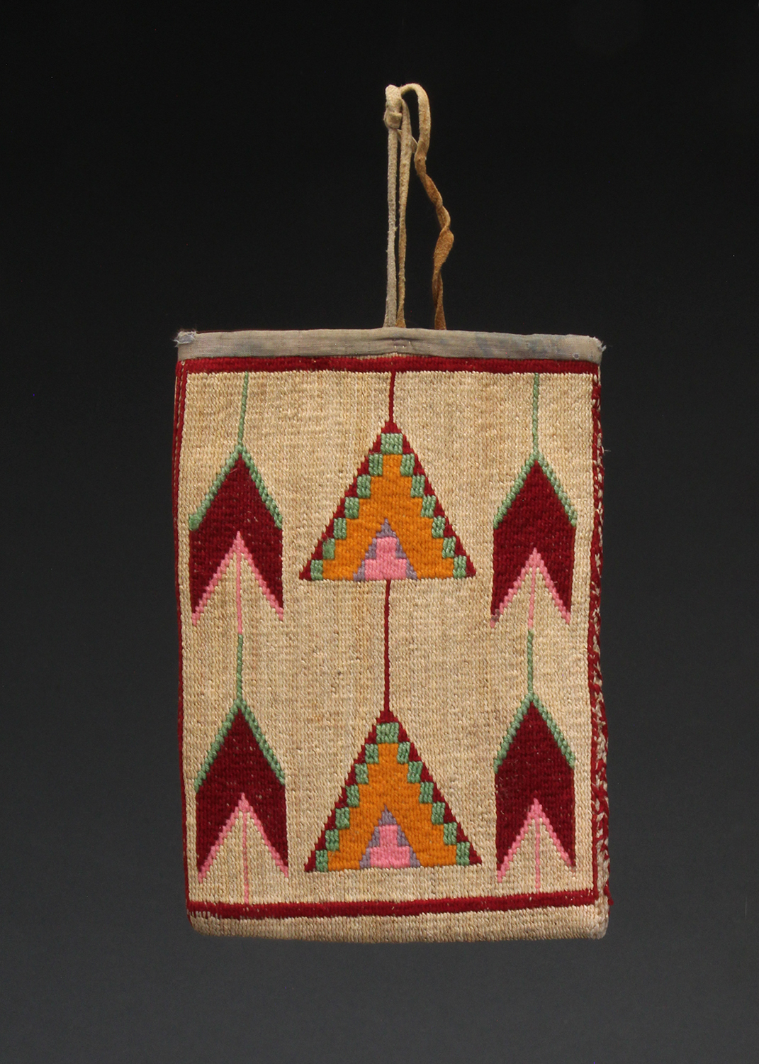Side seamed Plateau Cornhusk Bag #9992