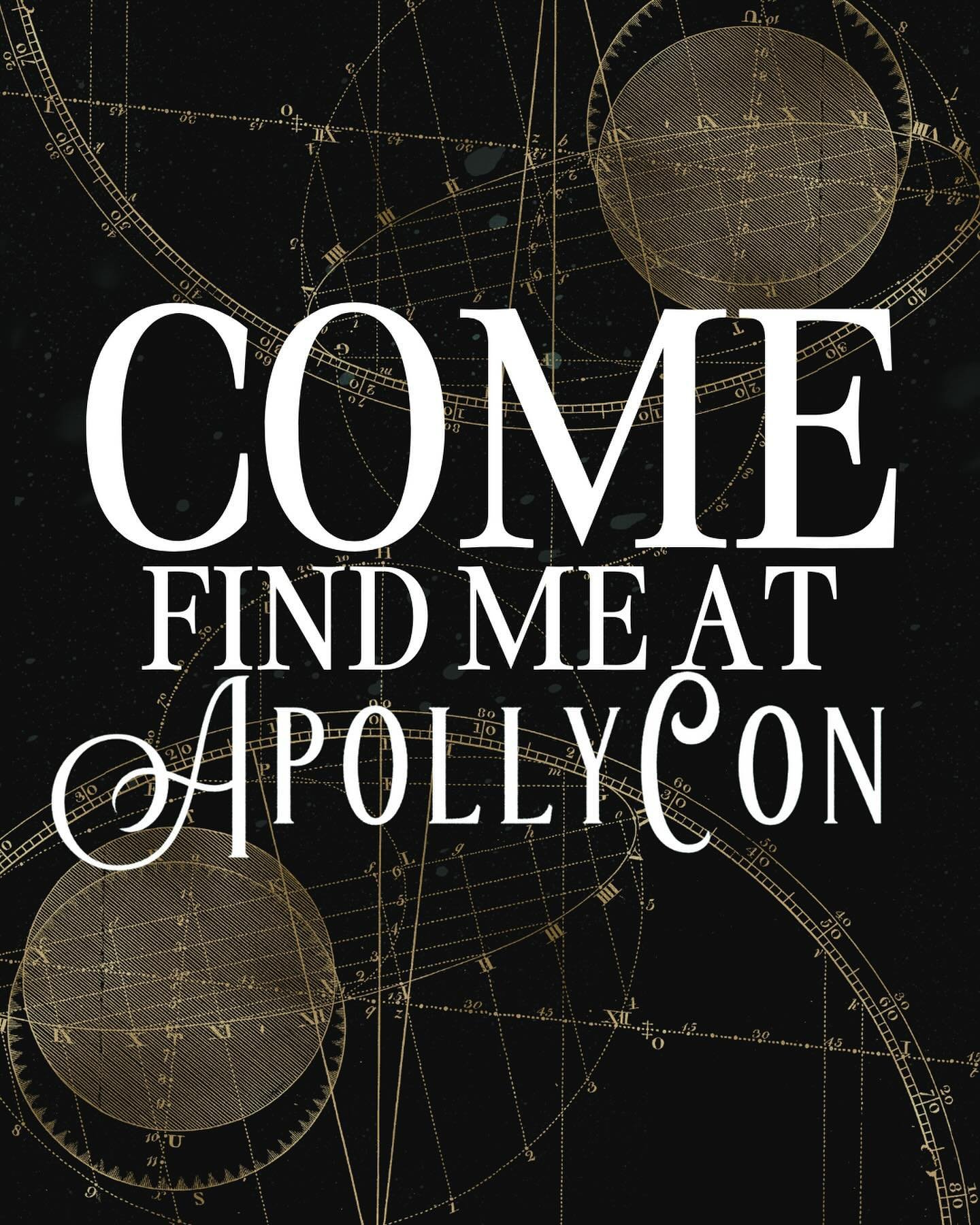 Today&rsquo;s the day!! I can&rsquo;t wait to meet you! Come see me, @charliesbookrecs &amp; @chelsea.darling.cosplay in Booth 425 in the Maryland Ballroom!! 

#apollycon2024 #apollycon #romantasy #romantasyauthors