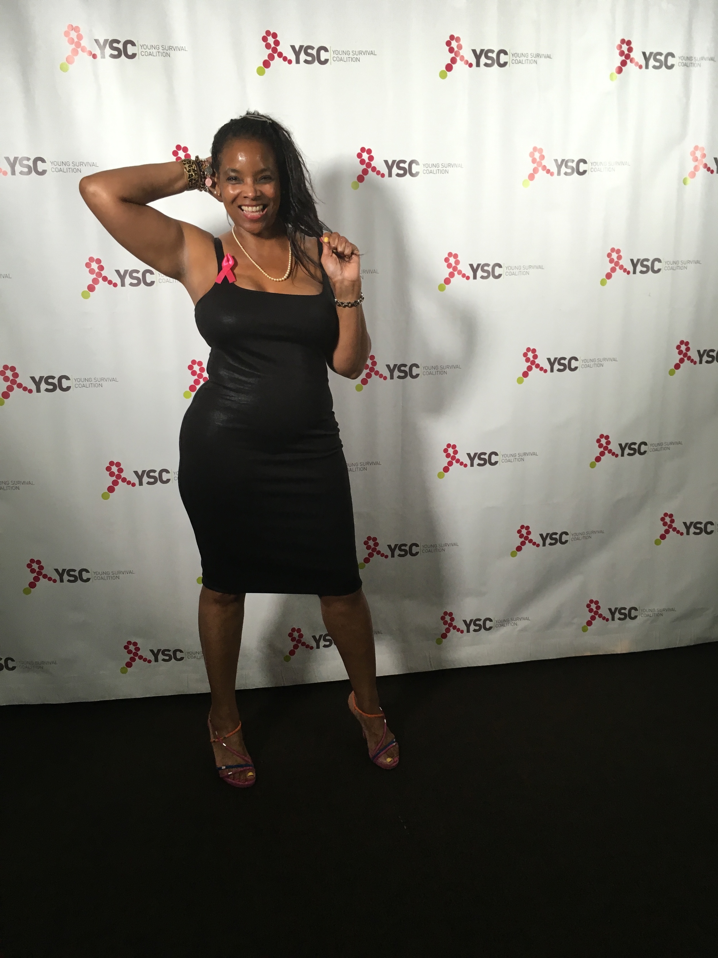 Beautiful, awesome sauce. YSC In Living Pink, The Art of Survival spring 2016 fundraiser and awards.