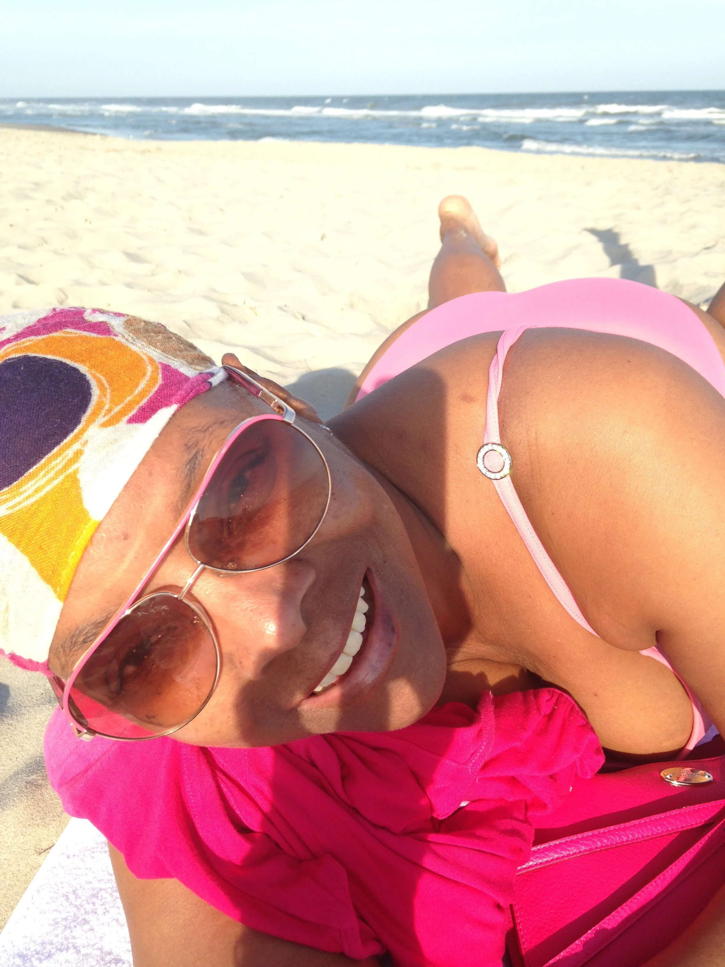 Atlantic City Memorial Day 2015. My head scarf kept me comfy & cozy on a cool day. 