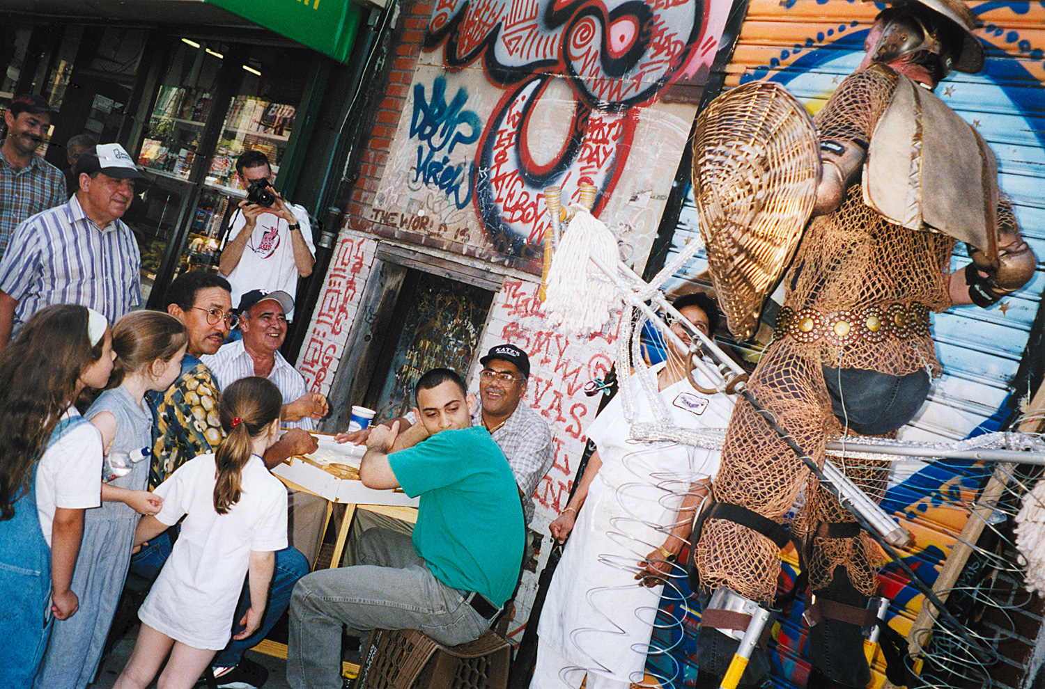 Don Quijote performance on the Lower East Side.