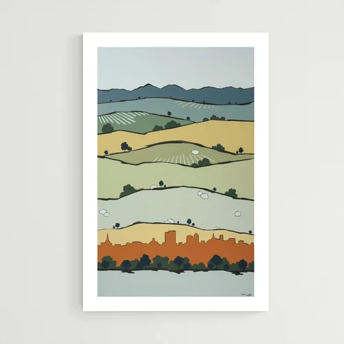 "Seven Hills" Print