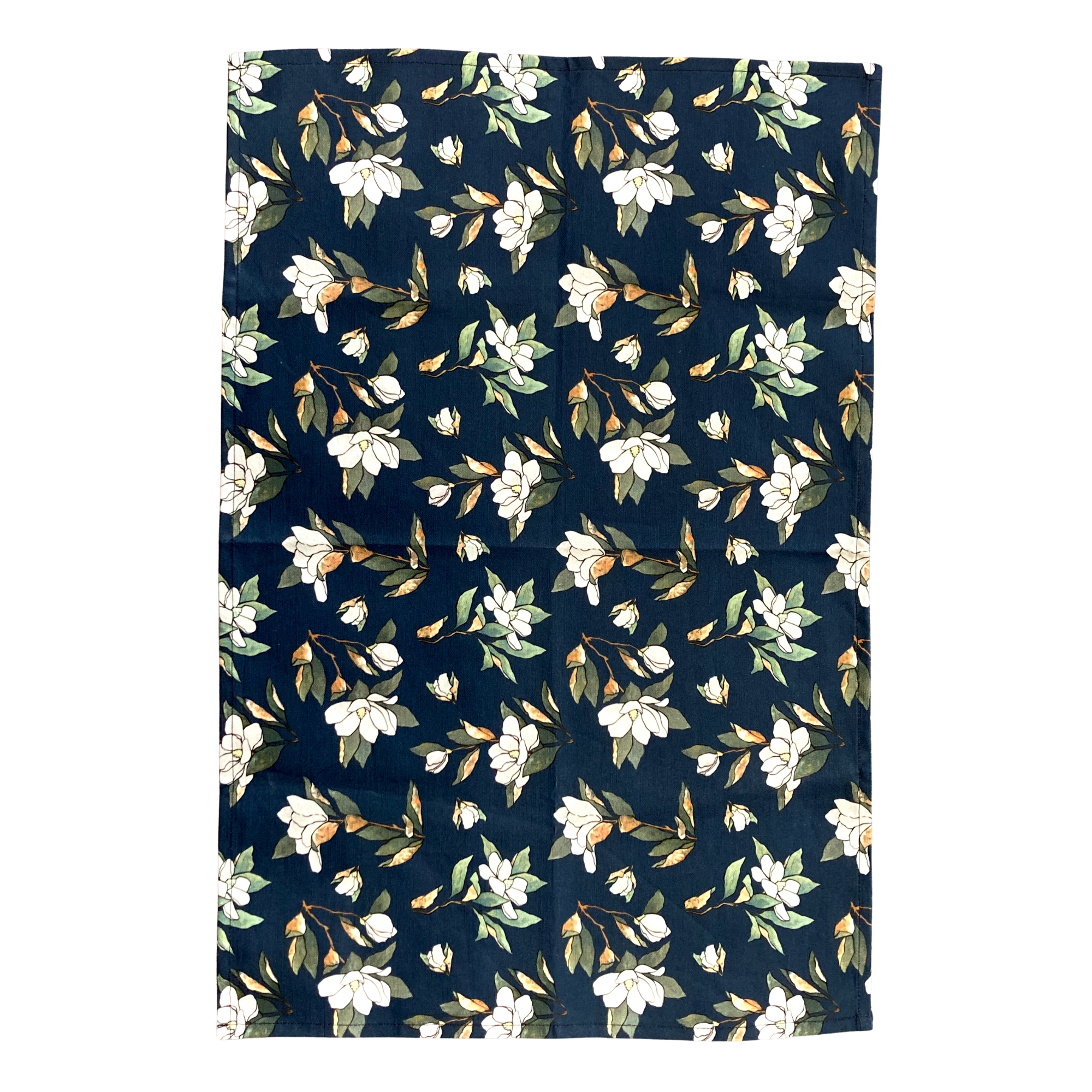 Tea Towel - Magnolia Pattern