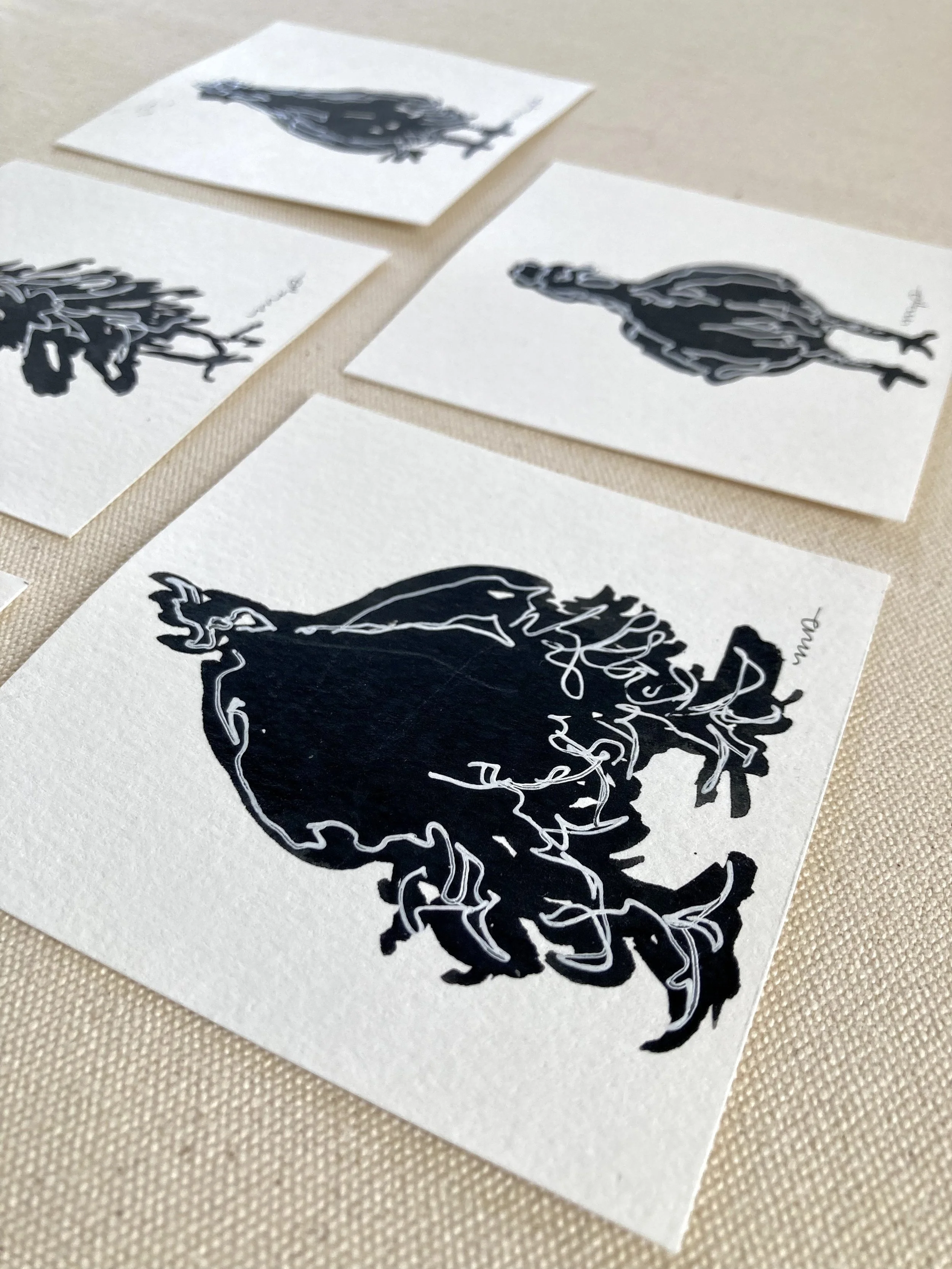 Black and White Chicken Set - Detail.jpeg