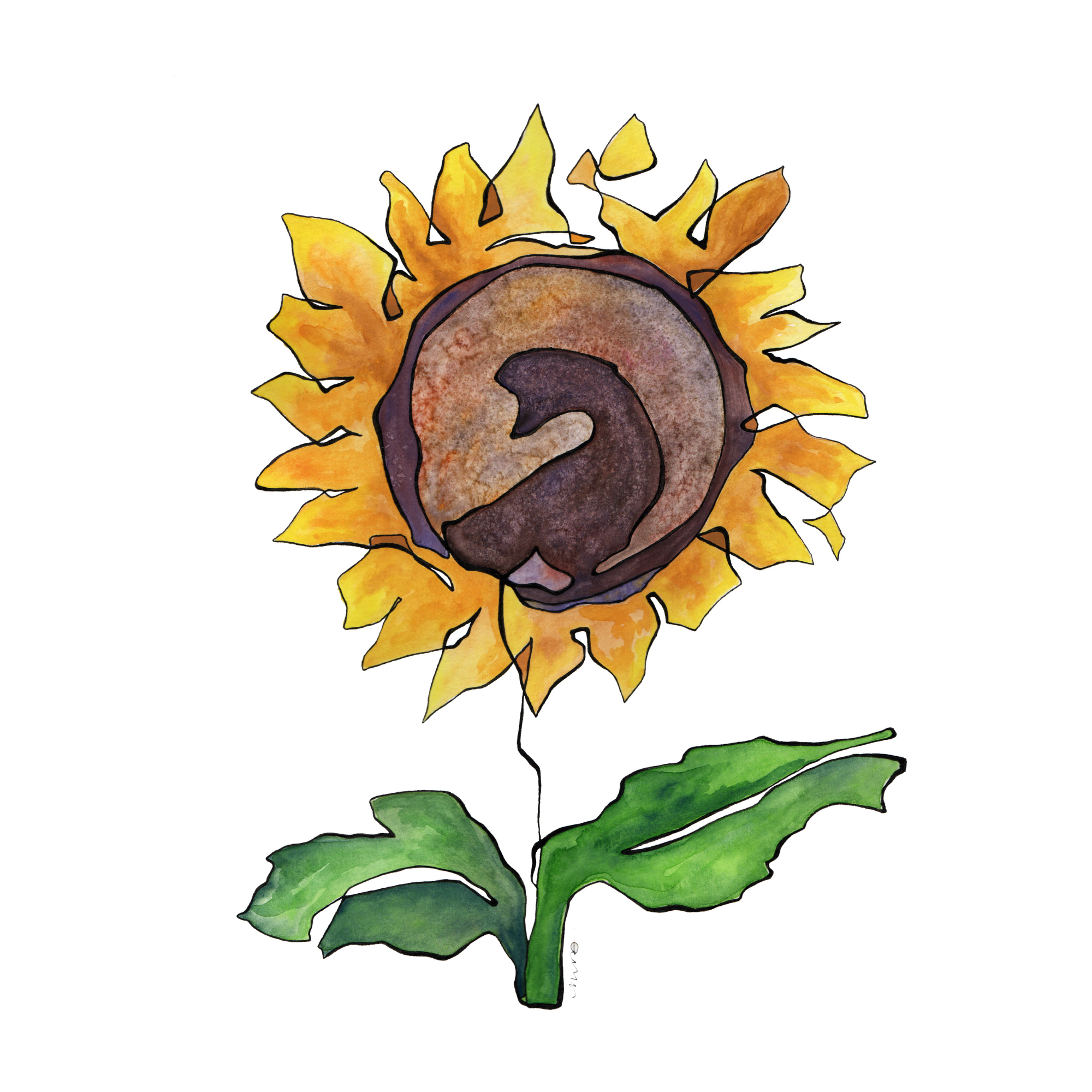 "Sunflower Face"