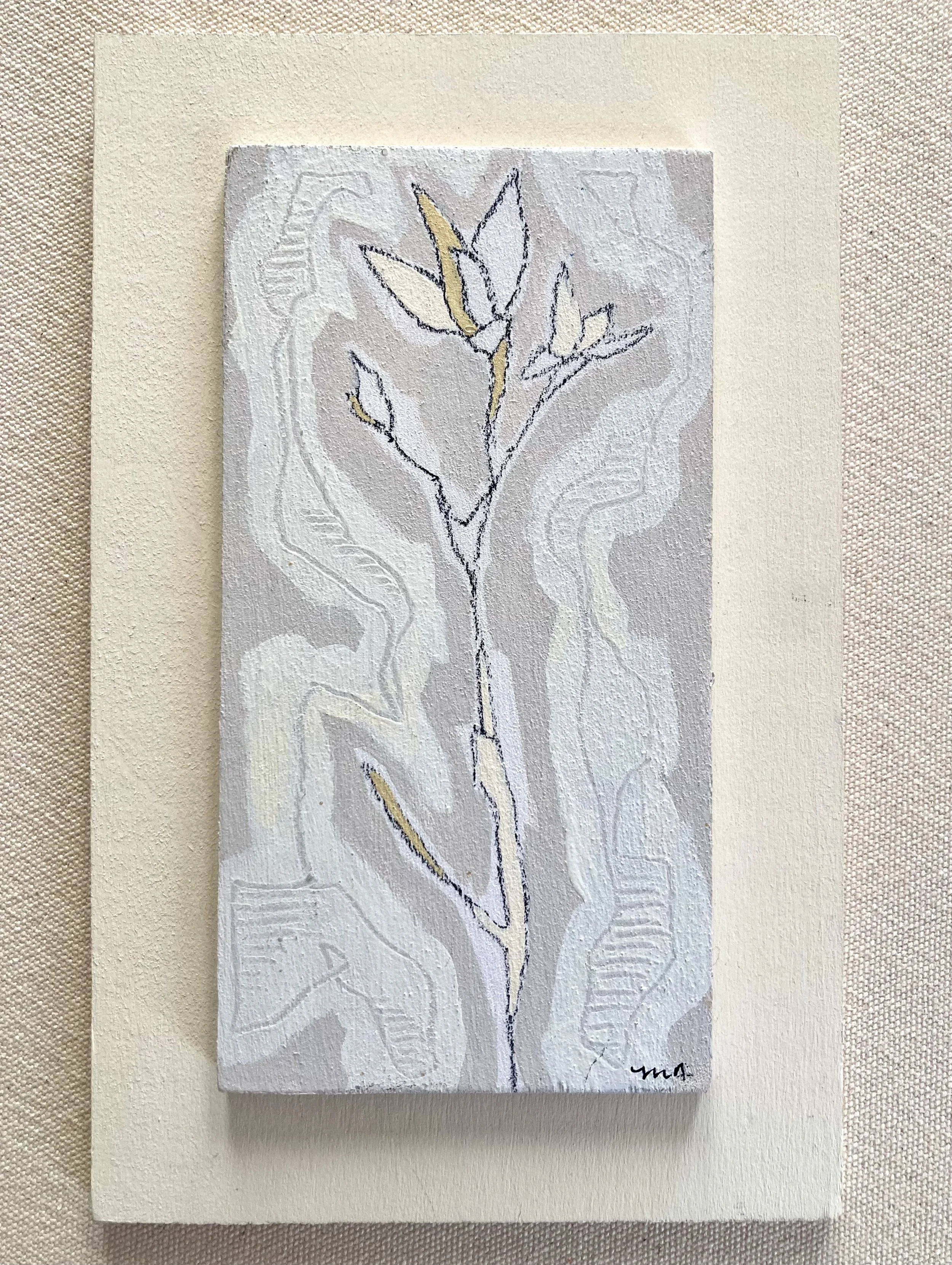 Dried Floral on Panel