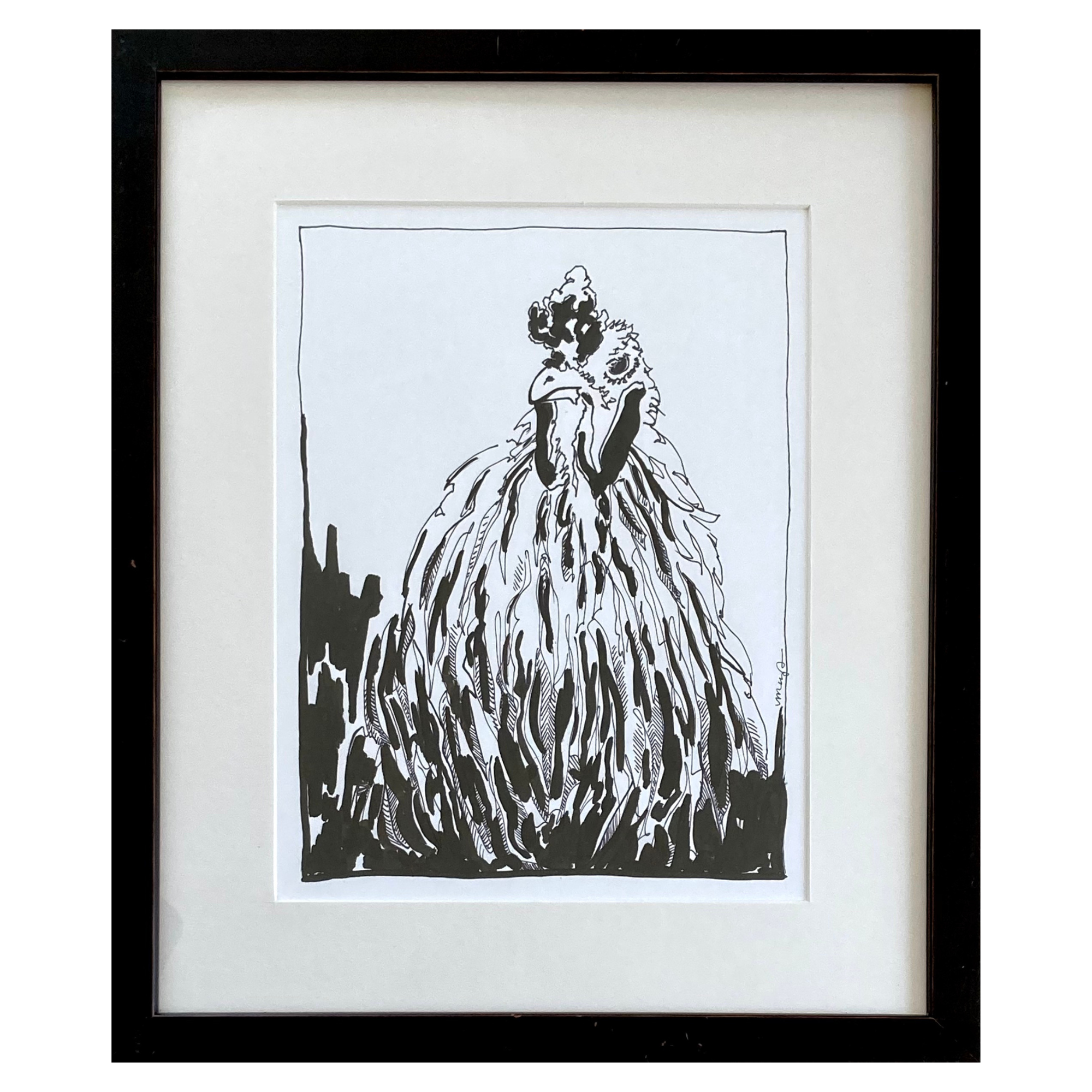 Black and White Chicken