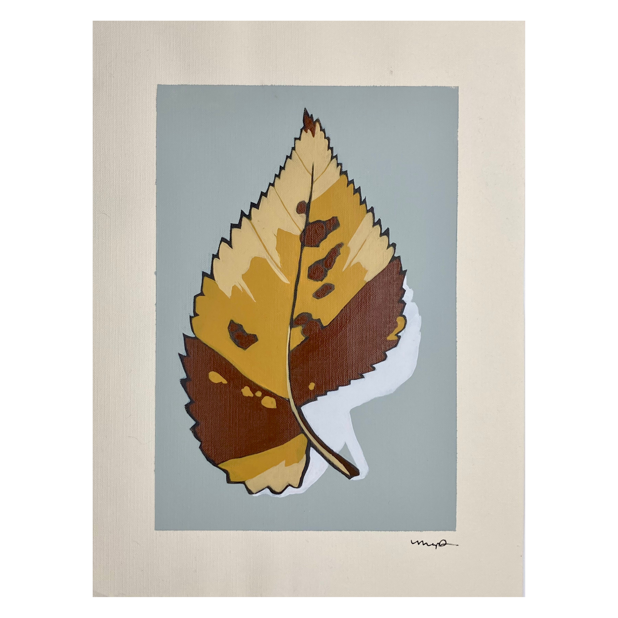 Geometric Acrylic Leaf