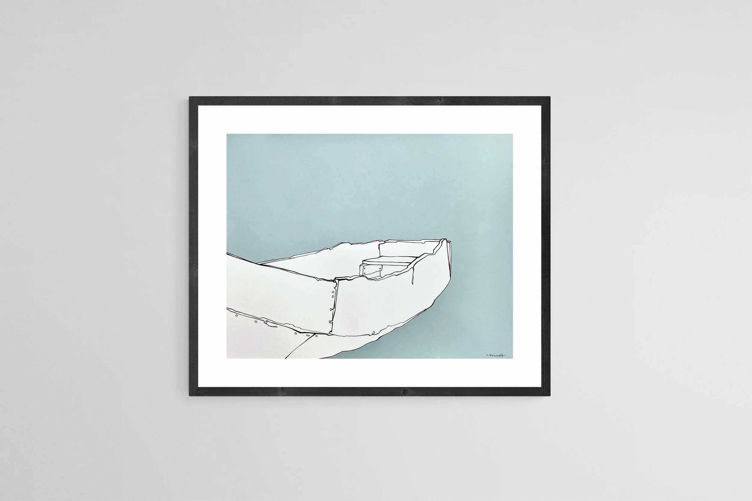 "Here With You" - Light Teal