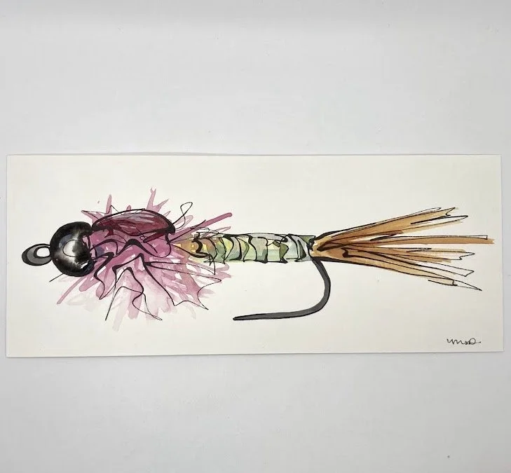 4" x 10" Fishing Fly No. 3