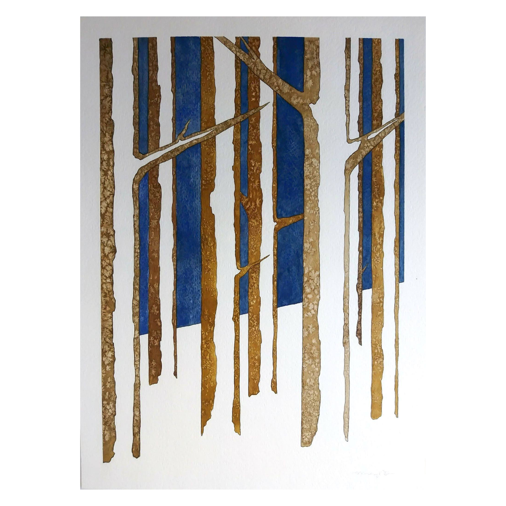 "Snowy Trees"