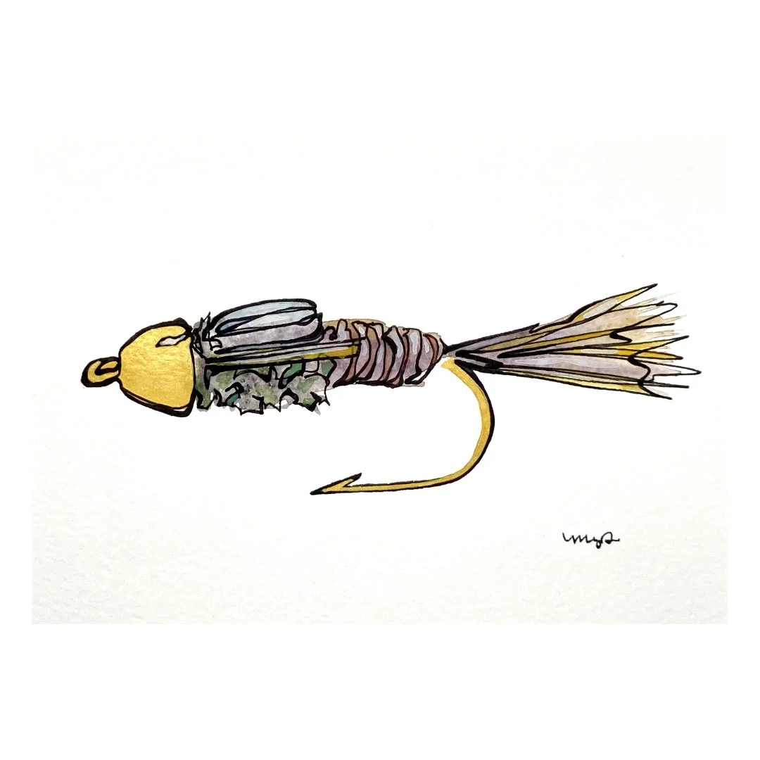 Gold Line Fly No. 10