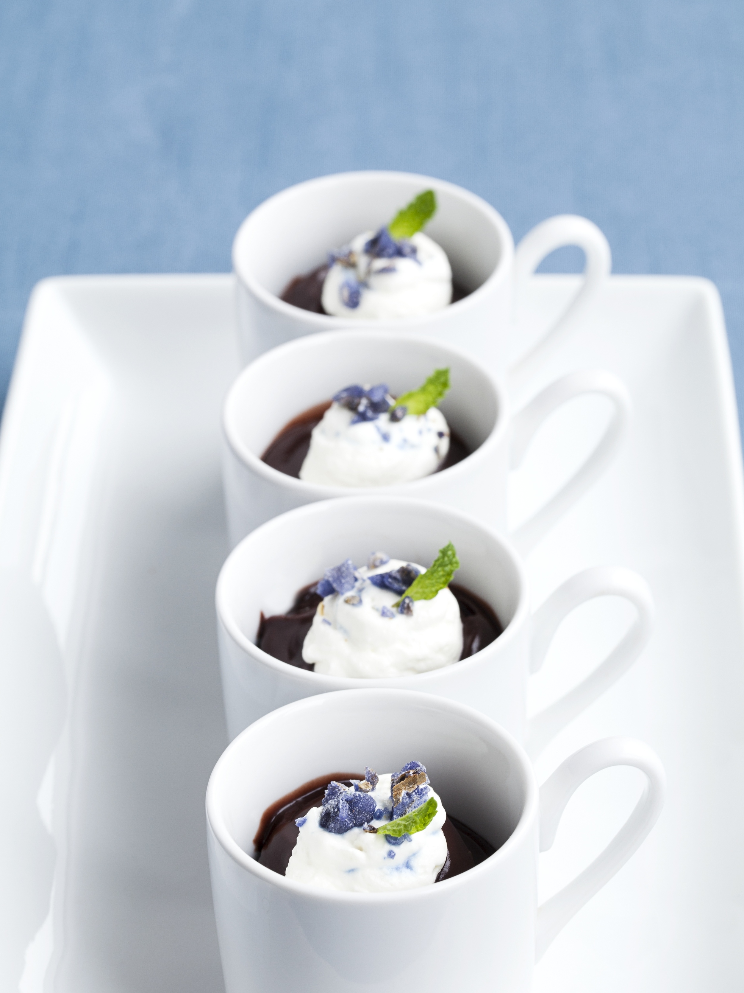 Dark chocolate pudding 