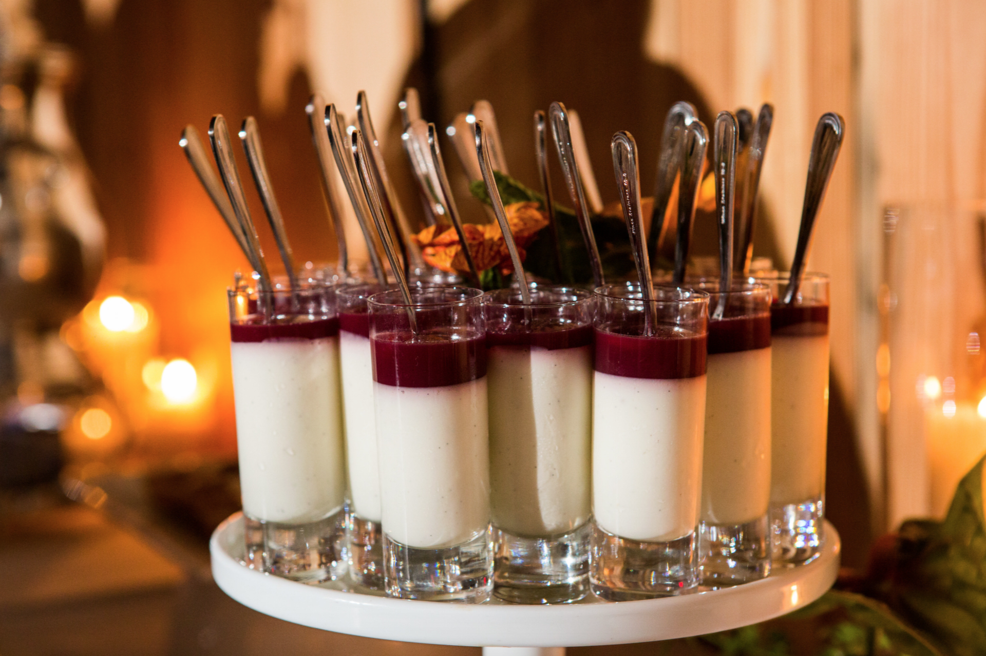 Buttermilk panna cottas