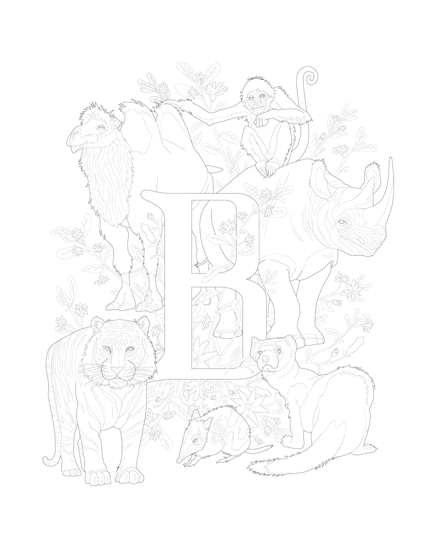 E is for Endangered, Letter B
