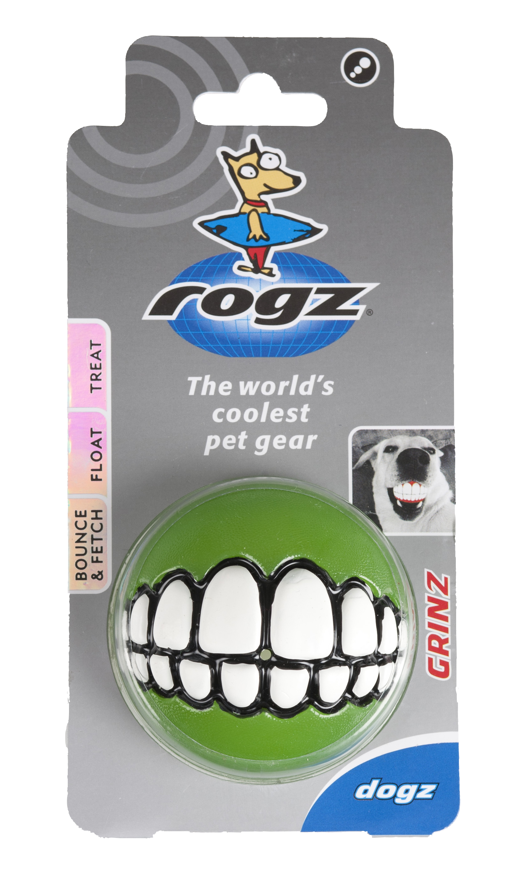 rogz dog ball