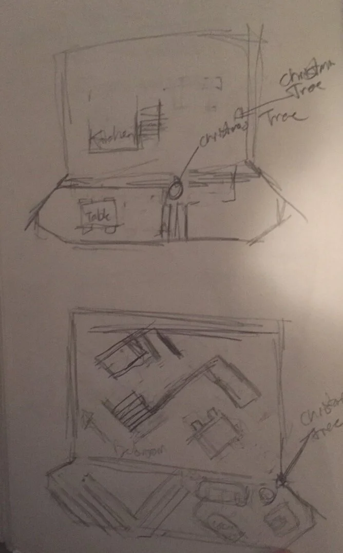 Sketching out a ground plan layout