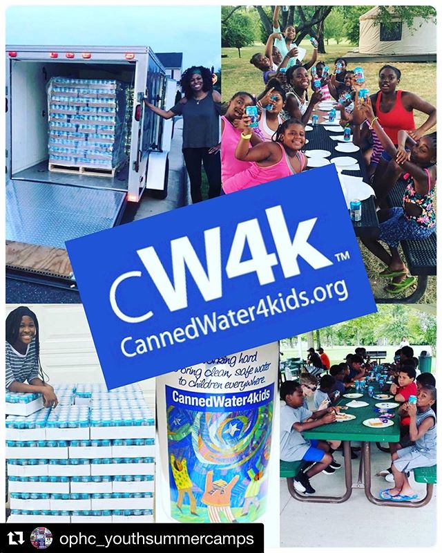#Repost @ophc_youthsummercamps
・・・
Thank you to @cannedwater4kids our annual sponsors for our youth summer camp program.
Due to their support we’ve been able to ensure that all of our campers have clean and safe water each summer!
You guys have continuously answered the call year end and year out and we appreciate all that you do for our youth!! ♥️♥️ #youth #cannedwater4kids #summercamp #payitforward #eachoneteachone #summercamp2019 #sponsors #sponsorshoutout