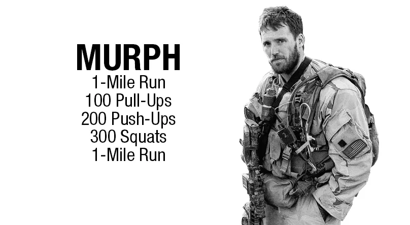 *Gym Opens @ 9:00...there is no group warm up, so get there early to prep yourself * "Murph" kicks off @ 9:30ish