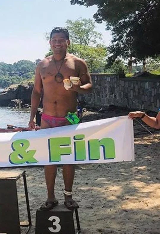Congrats Daveth on your first 5K open water swim and podium!!!!