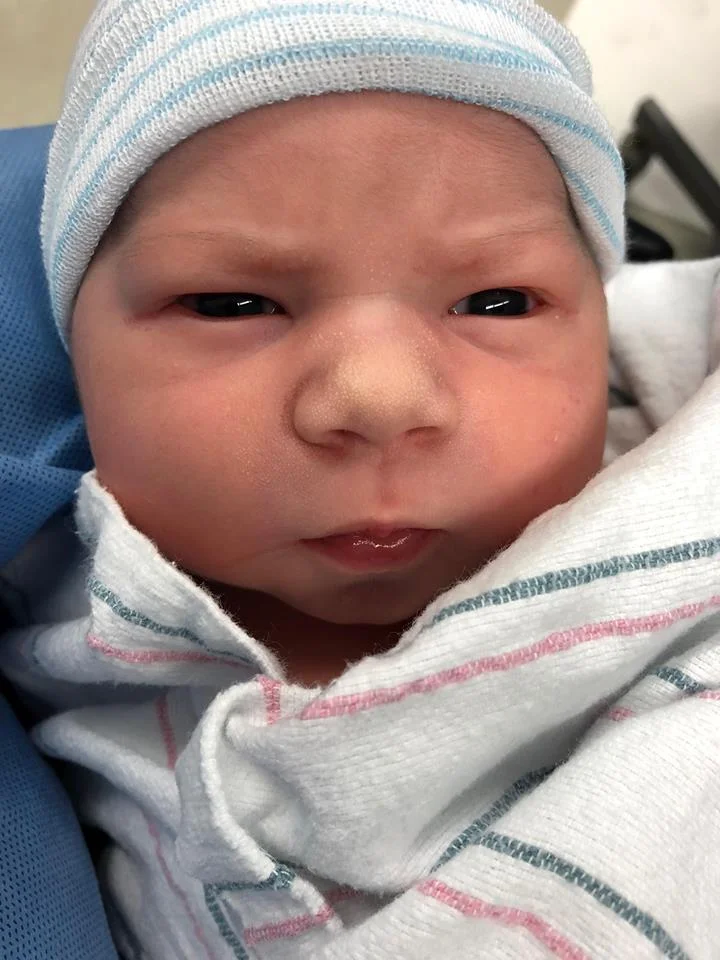Say hello to Rowan Edward Dudevoir…Congrats Judy and Andrew!